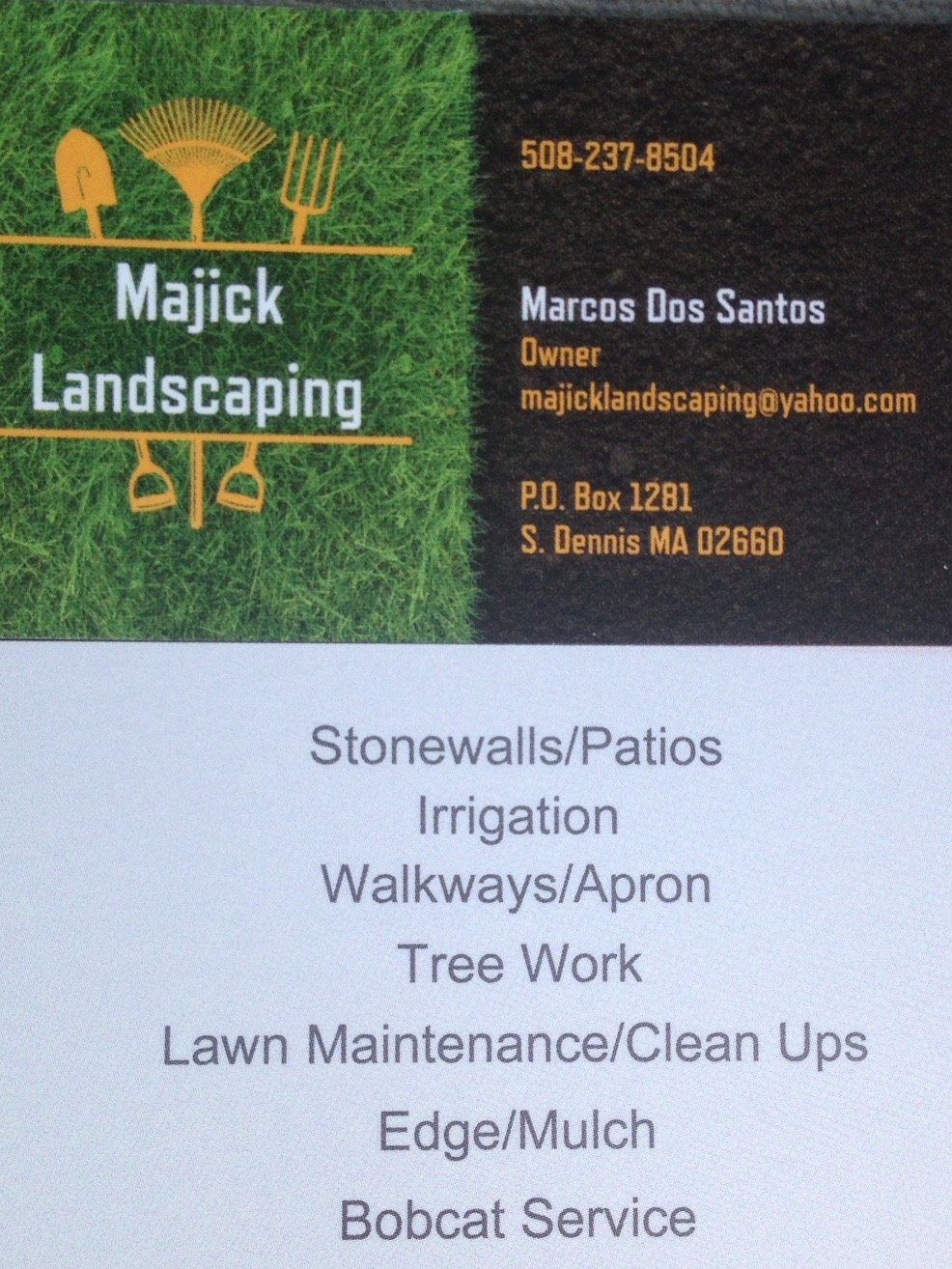 Majick Landscaping Logo