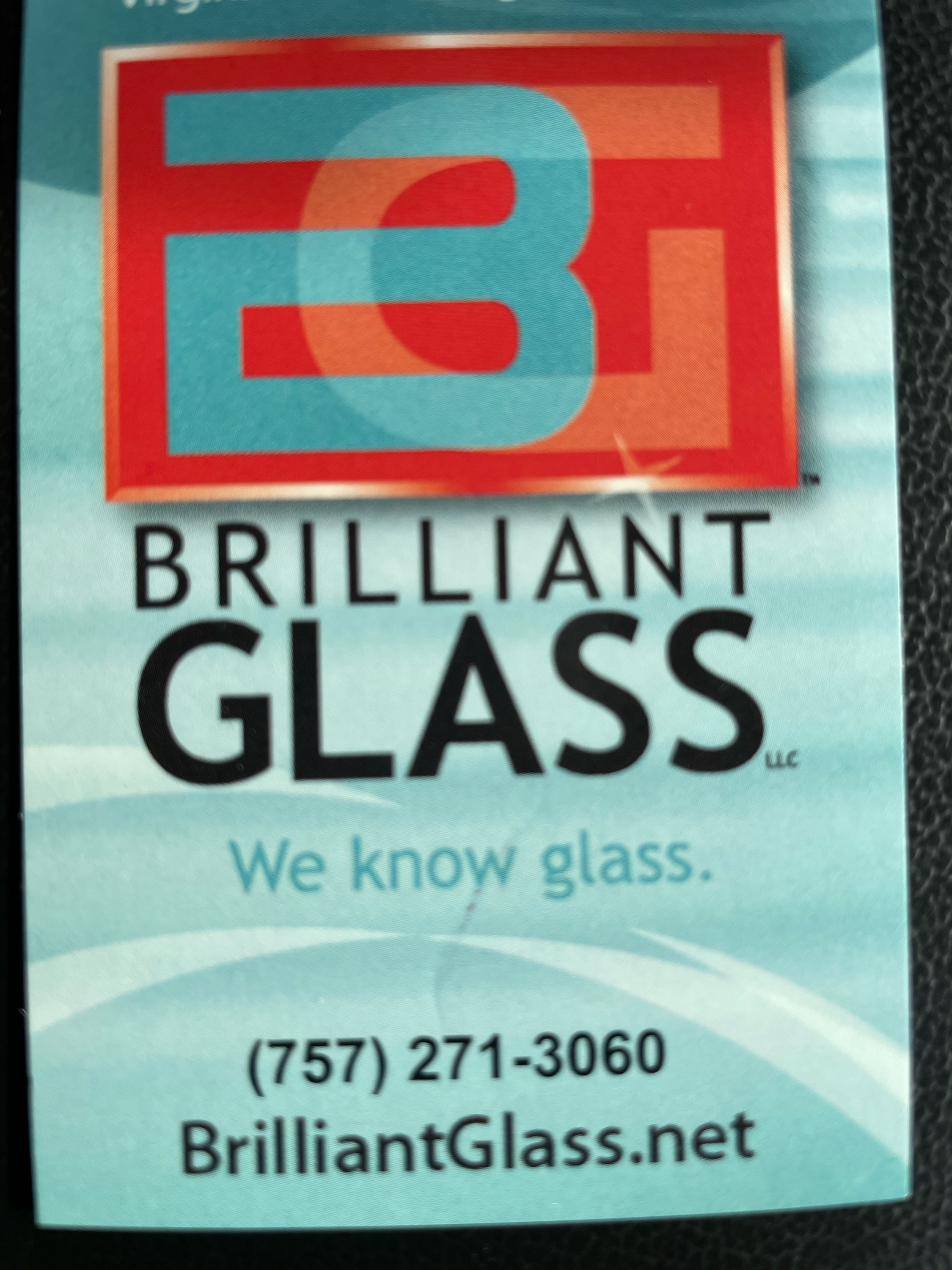 Brilliant Glass, LLC Logo