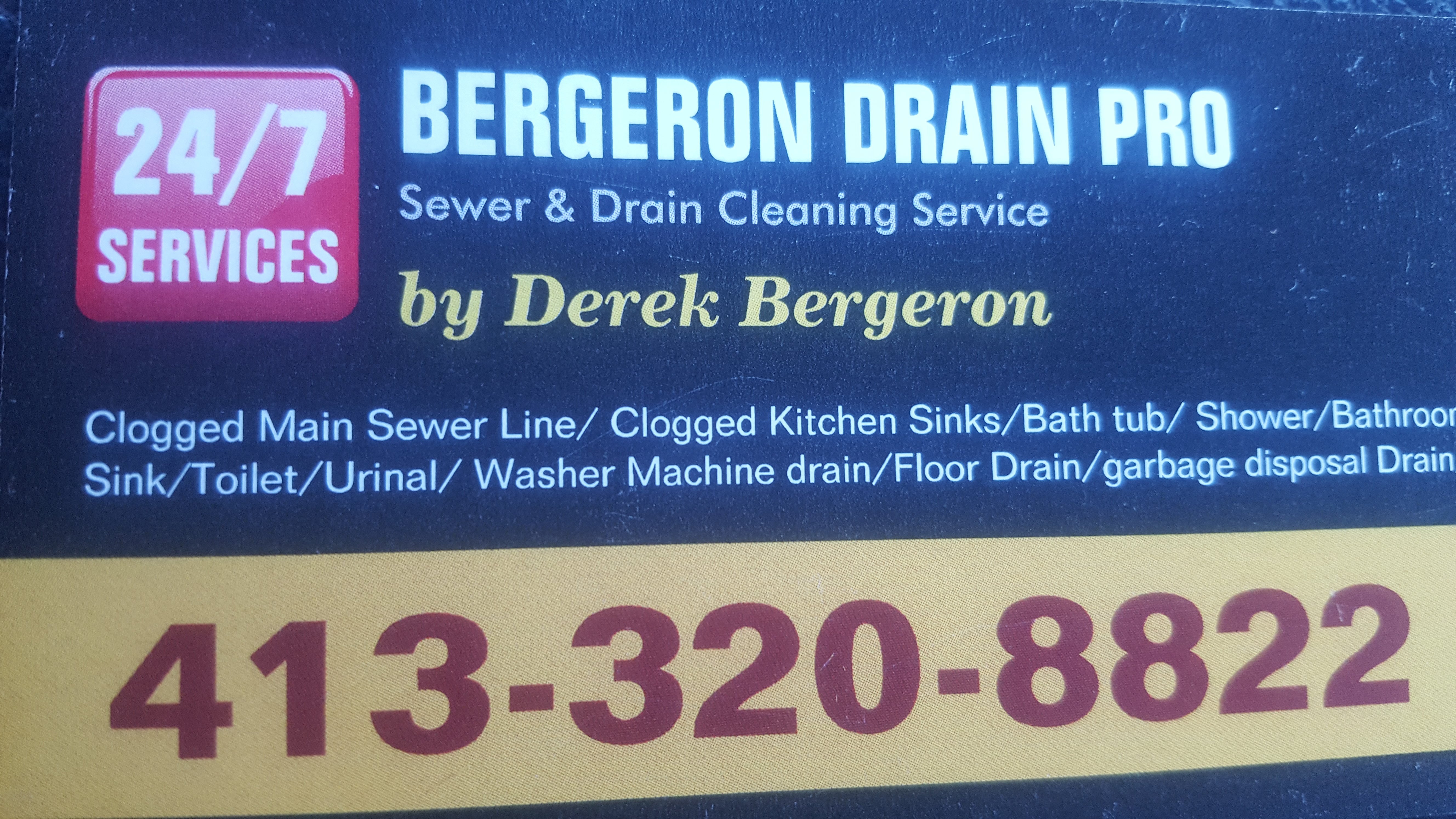 Bergeron Drain Pro Logo