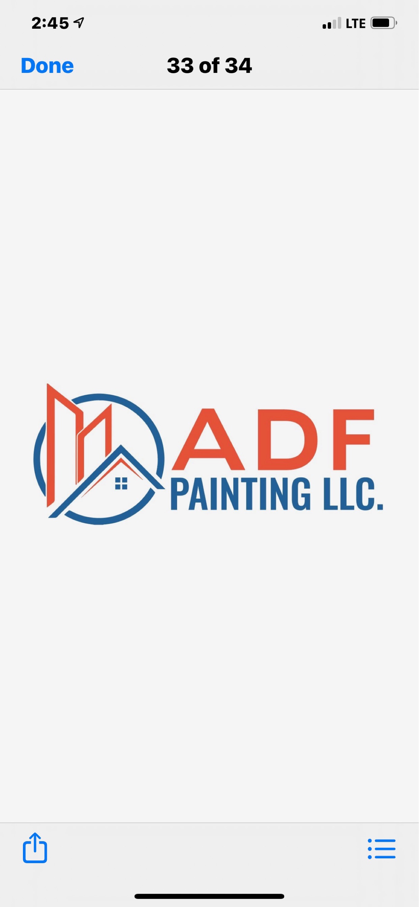 ADF Painting, LLC Logo
