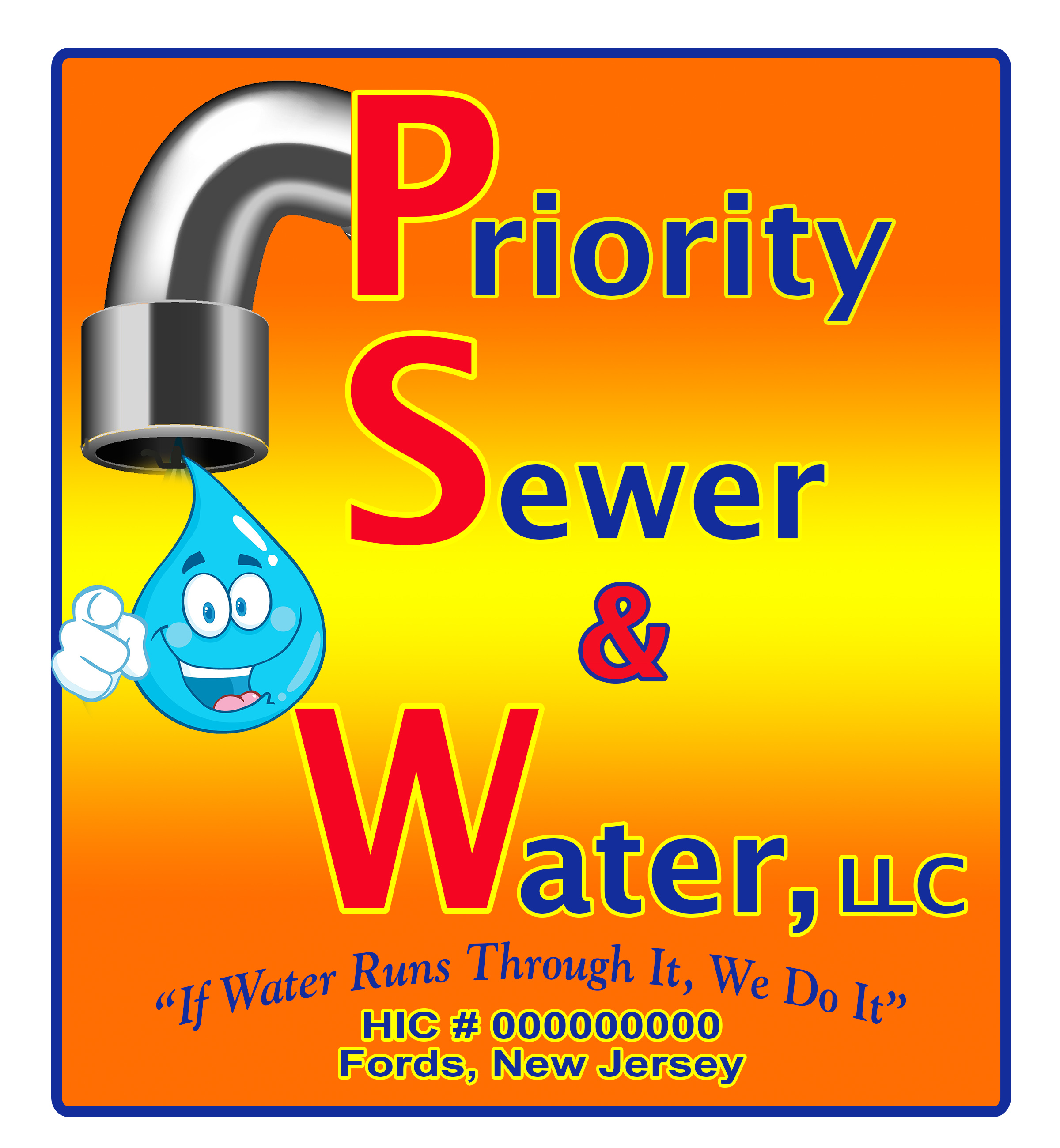 Priority Sewer & Water, LLC Logo
