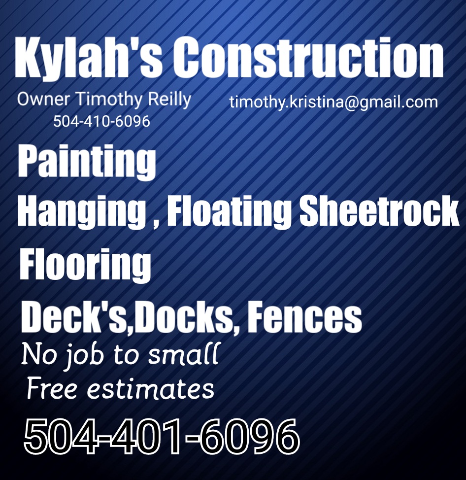Kylah's Construction Logo