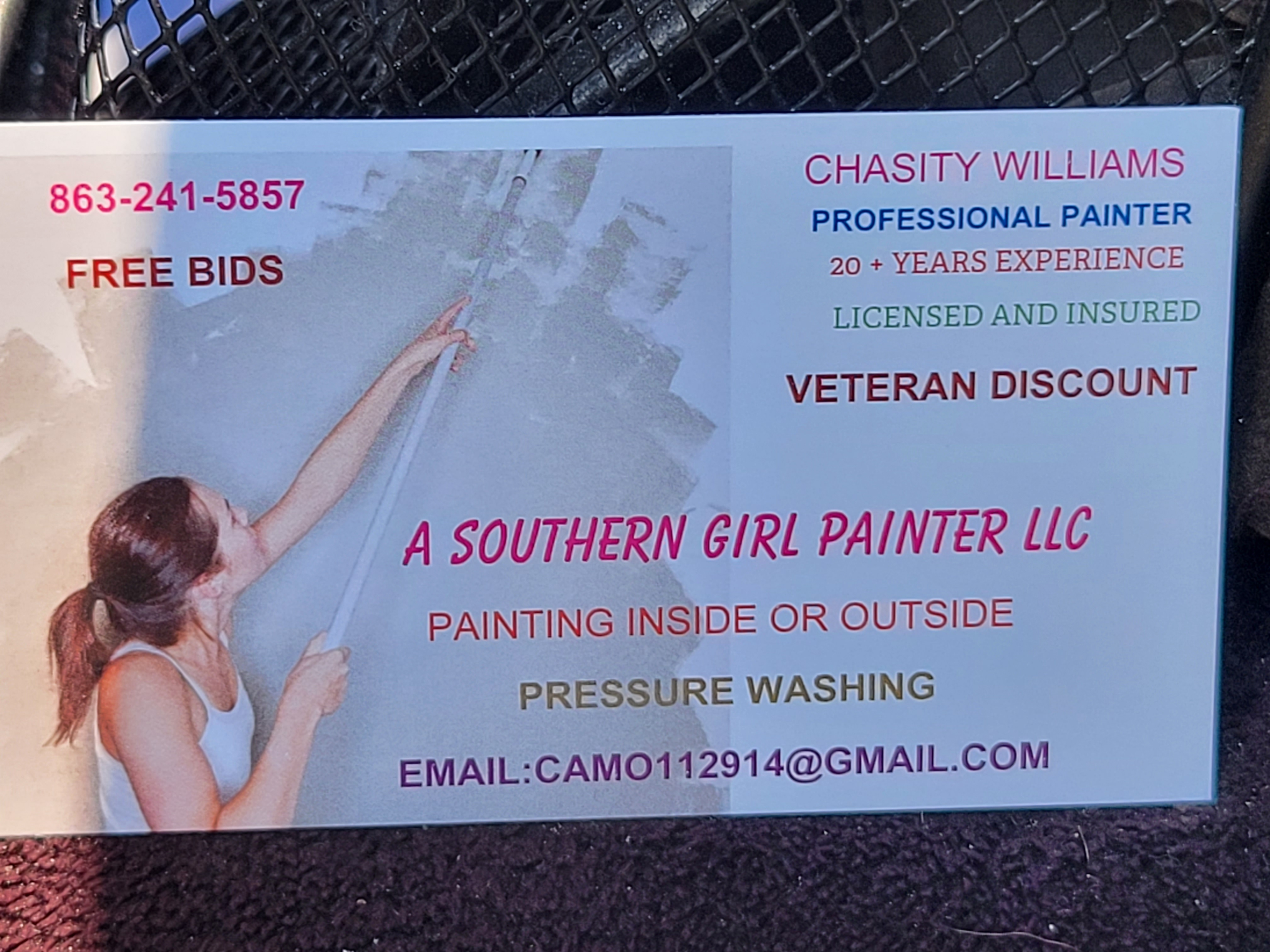 A Sotherness Girl Painter Logo