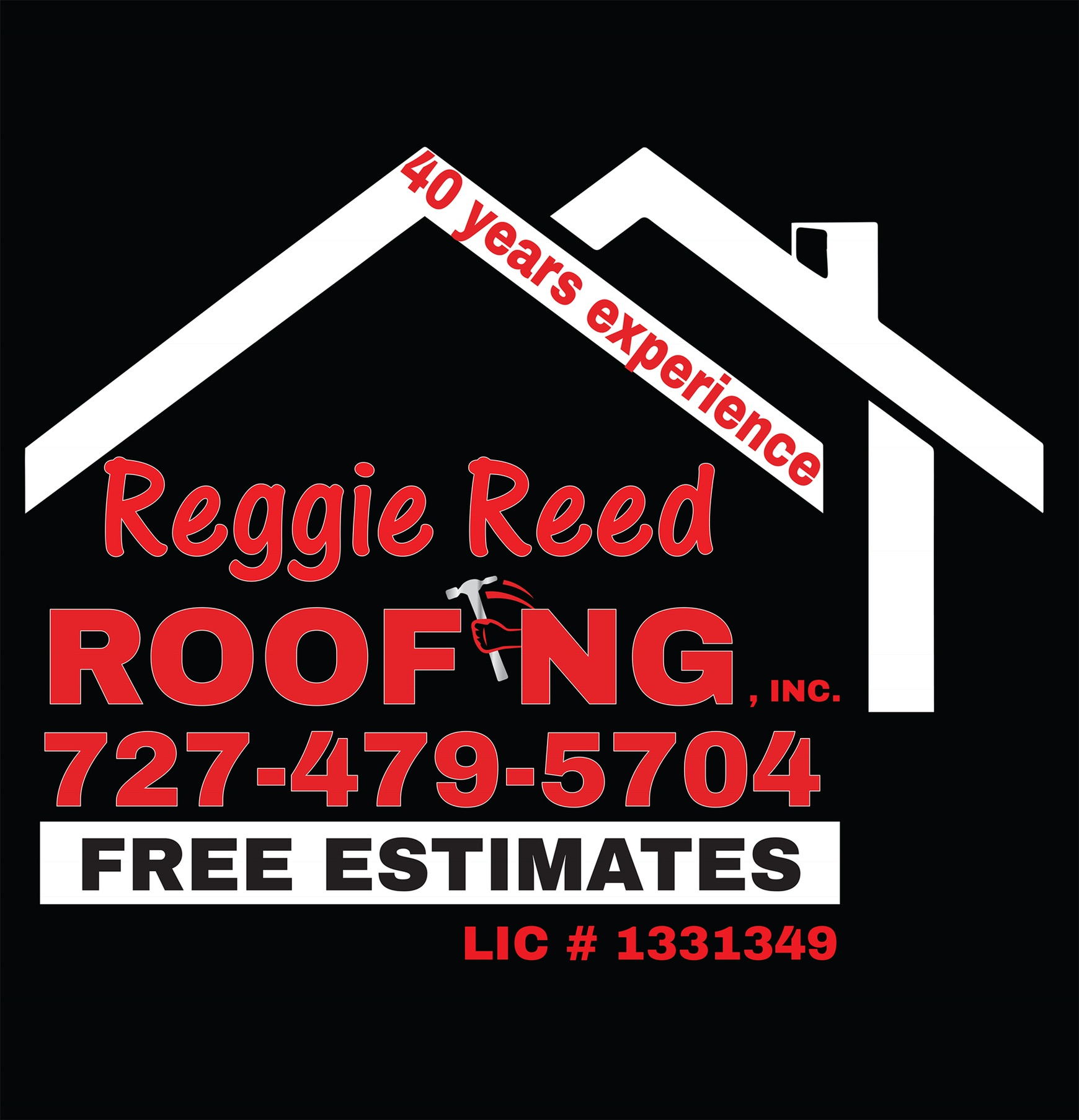 Reggie Reed Roofing, Inc. Logo