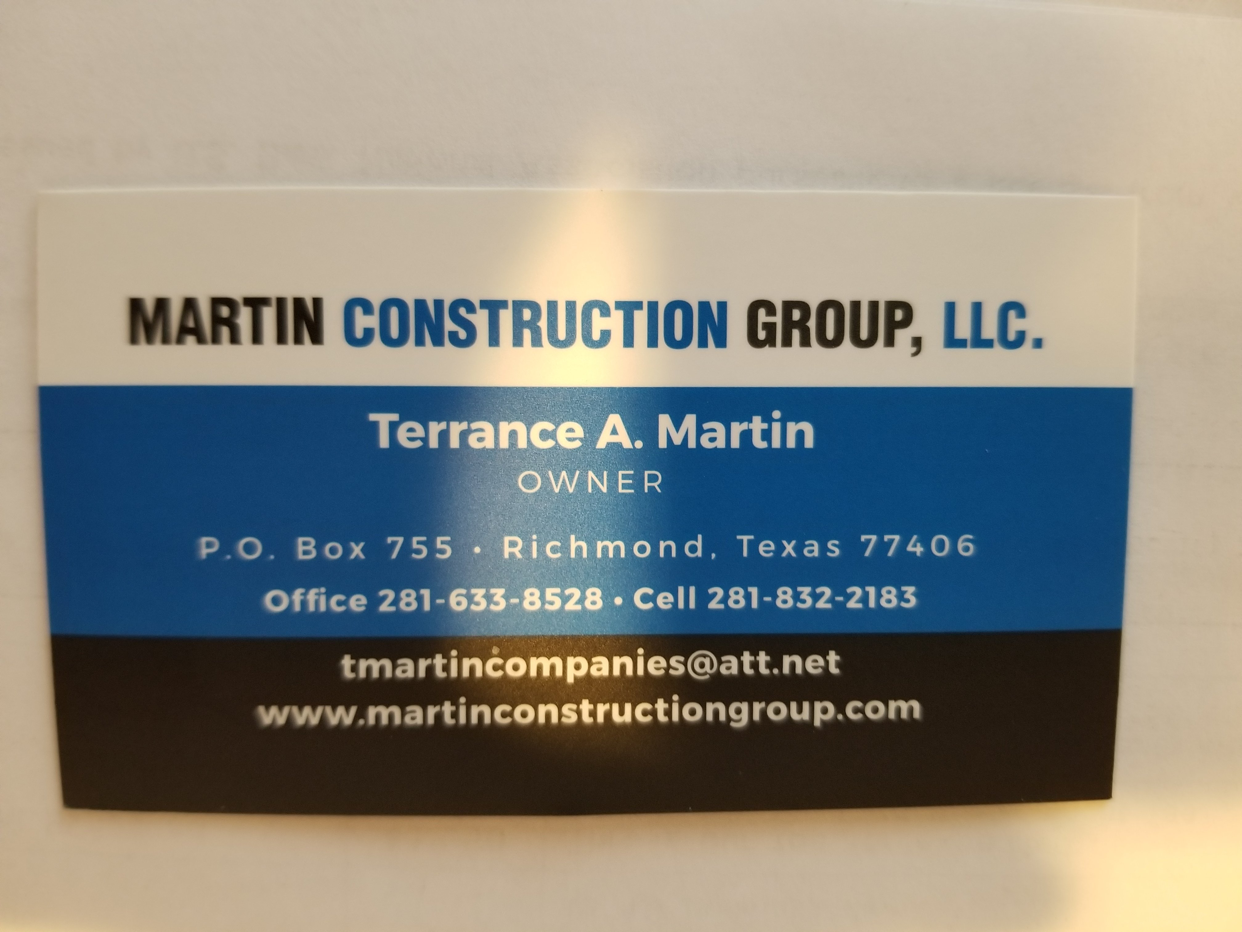 Martin Construction Group Logo