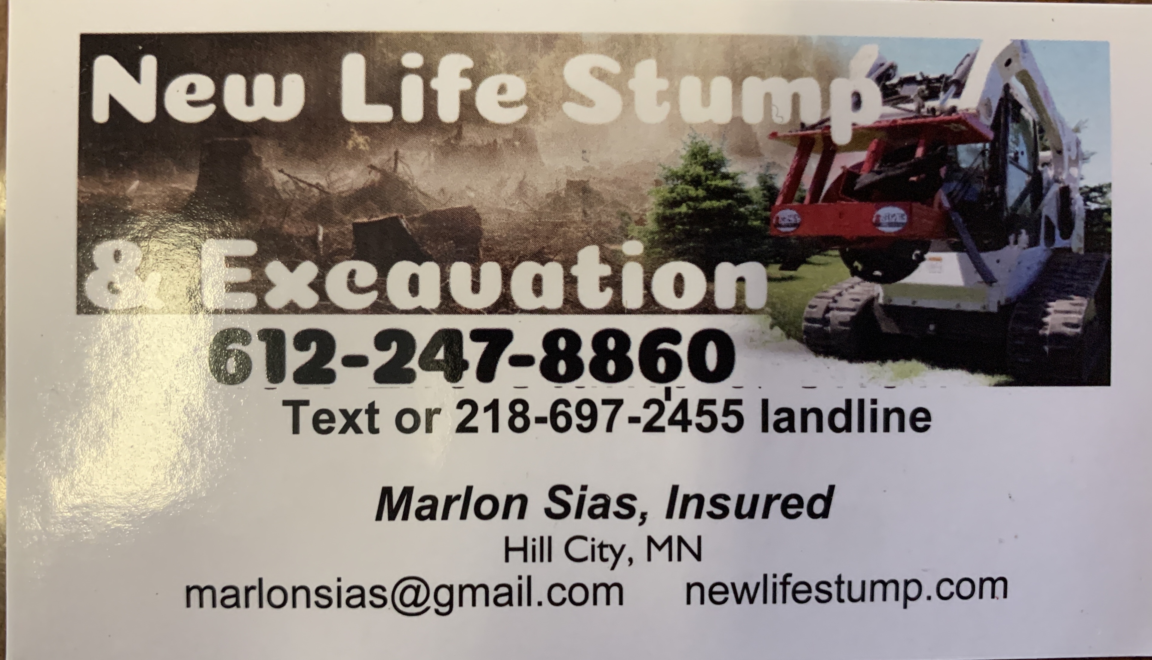 New Life Stump & Tree Service, LLC Logo