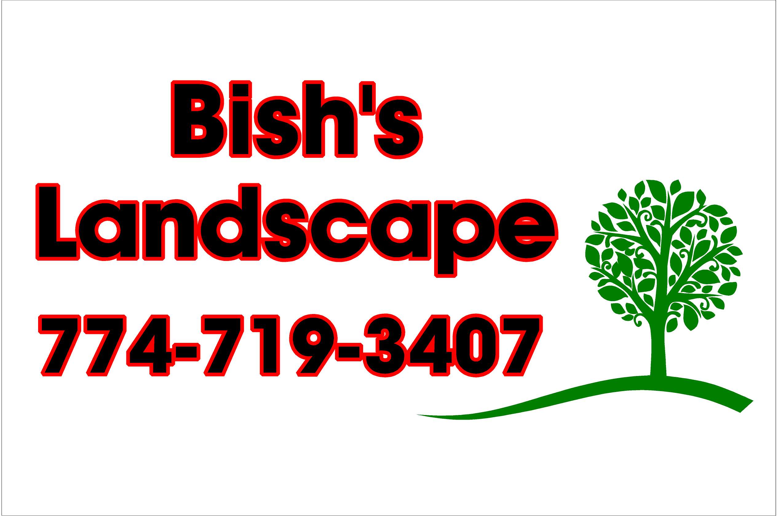 Bish's Landscape Logo