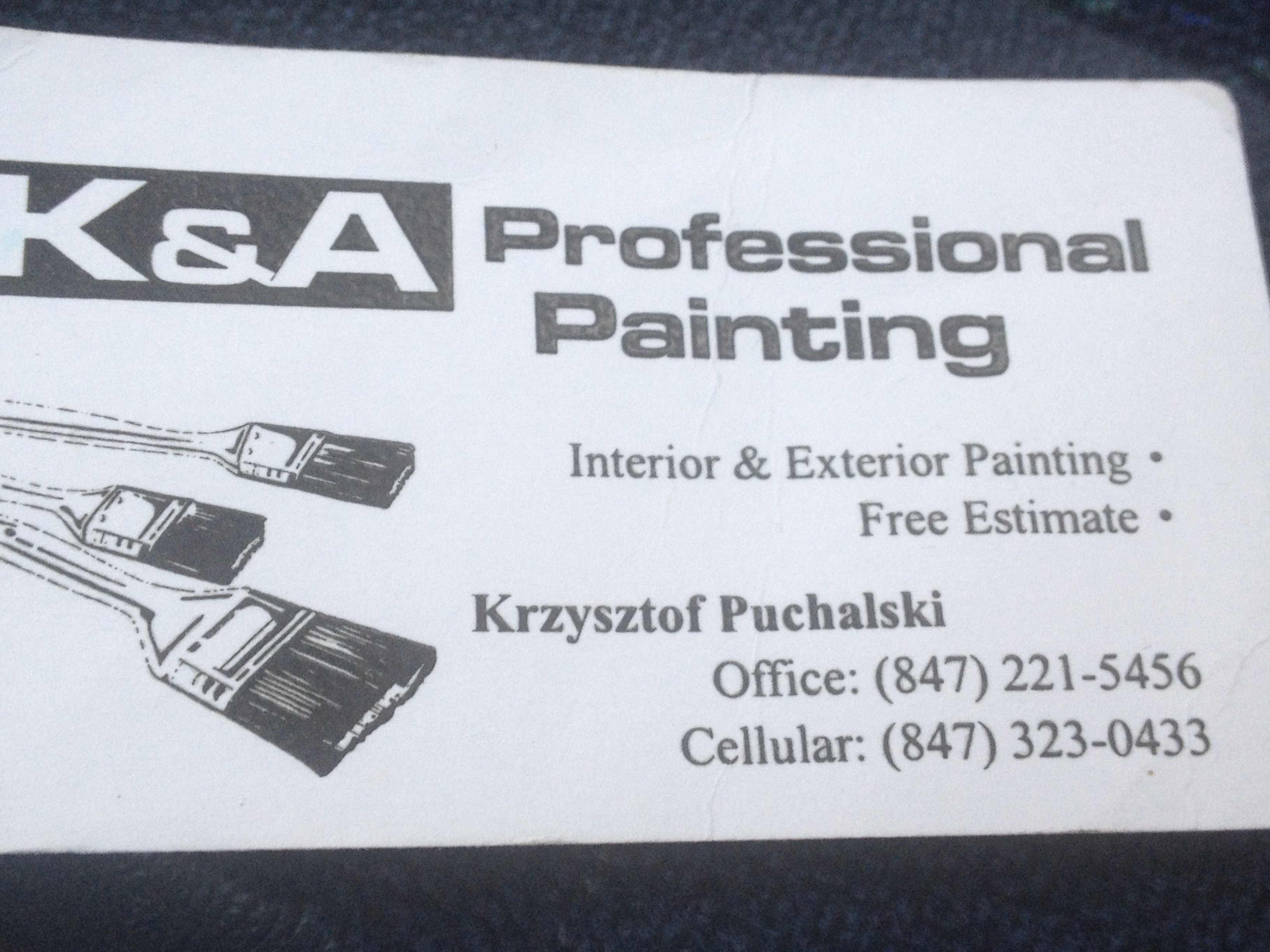 K & A Painting and Decorating, Inc. Logo