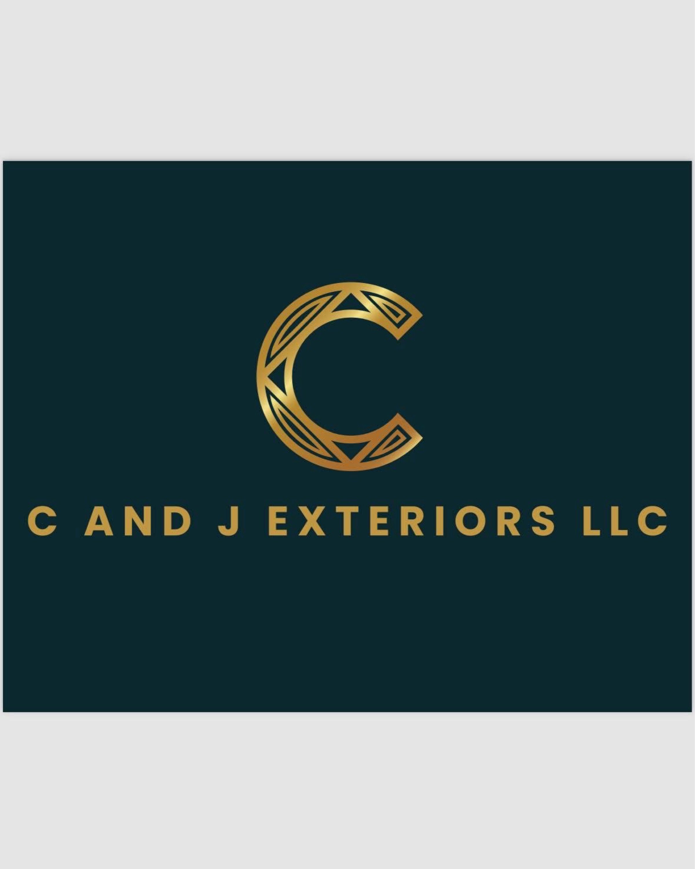 C and J Exteriors Logo