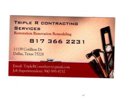 Triple R Contracting Services Logo
