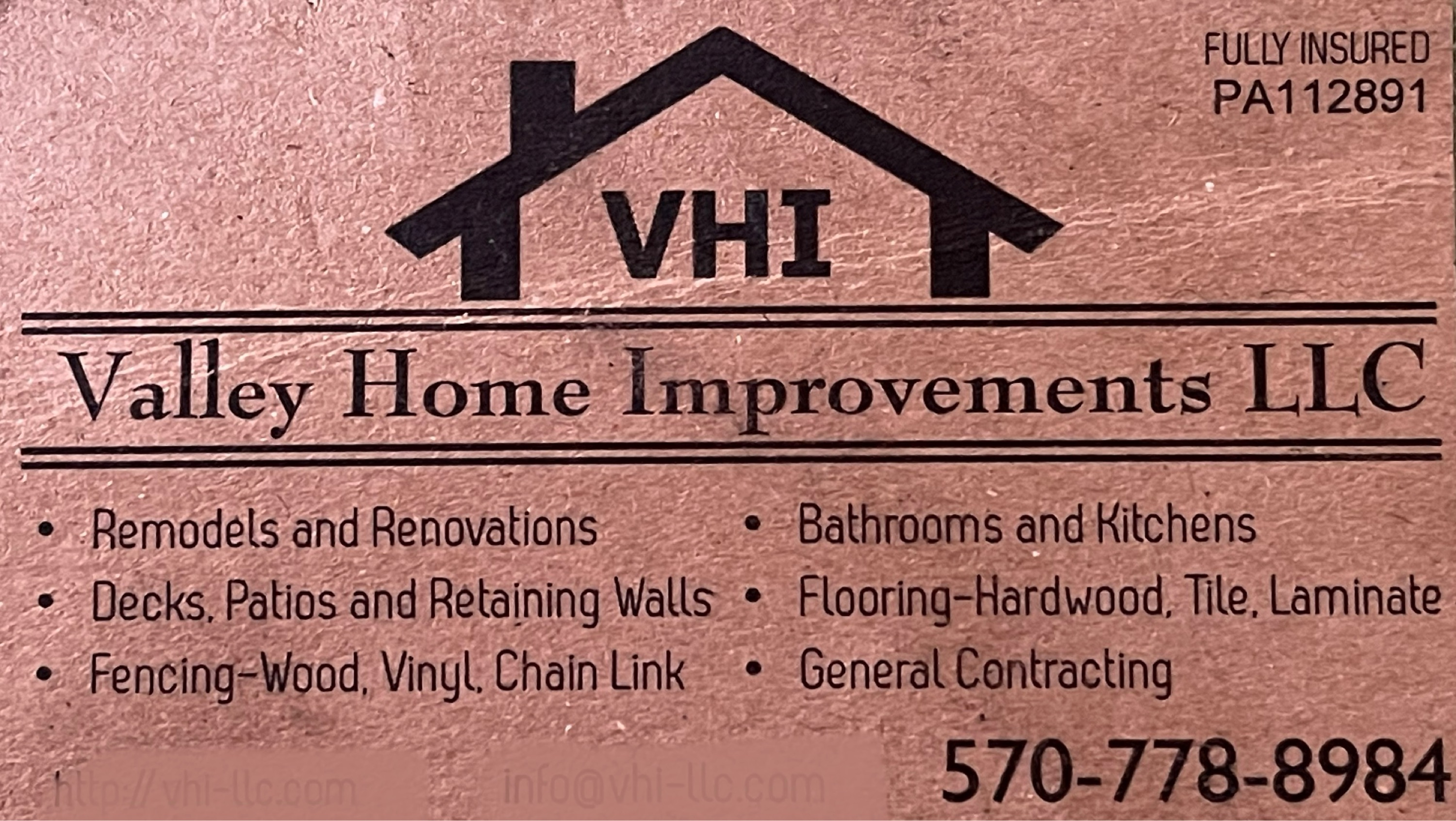 Valley Home Improvement Logo