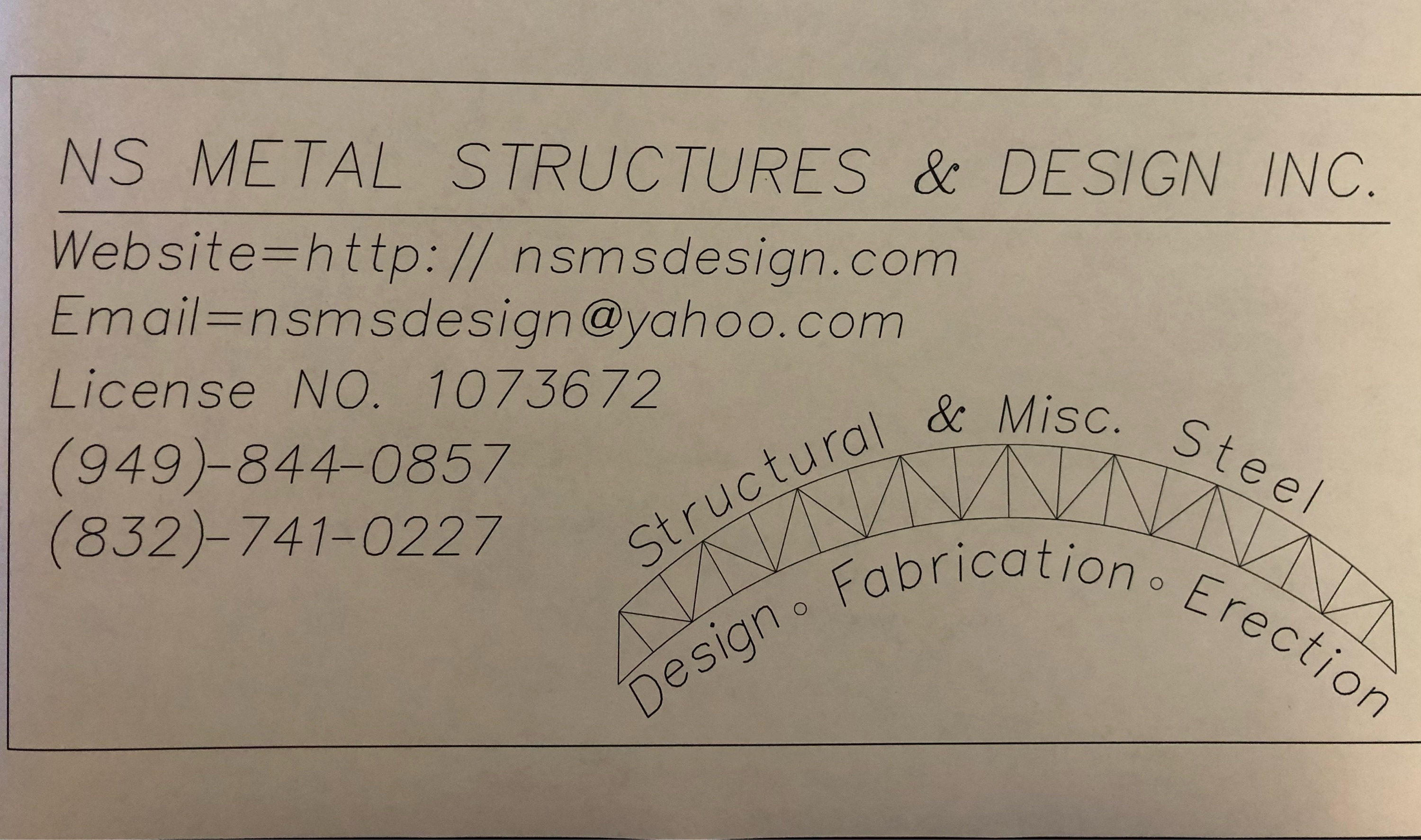 NS Metal Structures & Design, Inc. Logo