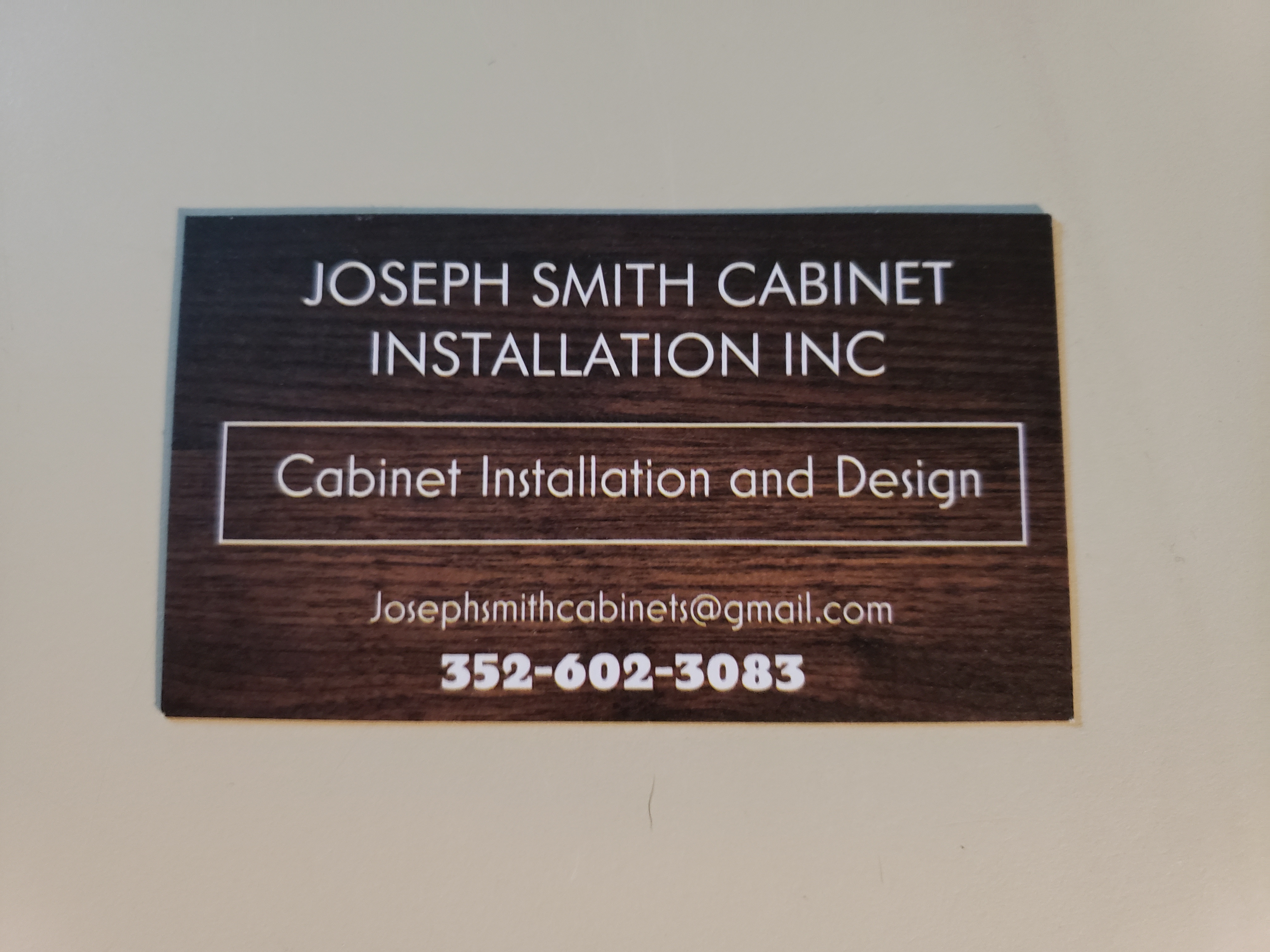 Joseph Smith Cabinet Installation, Inc. Logo