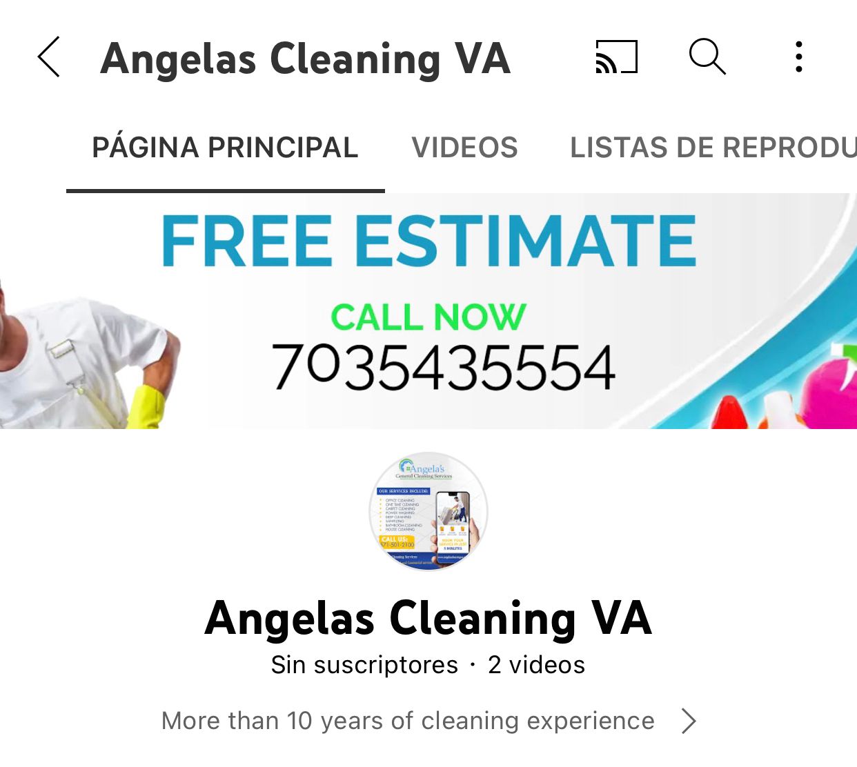 Angela's General Cleaning Services Logo