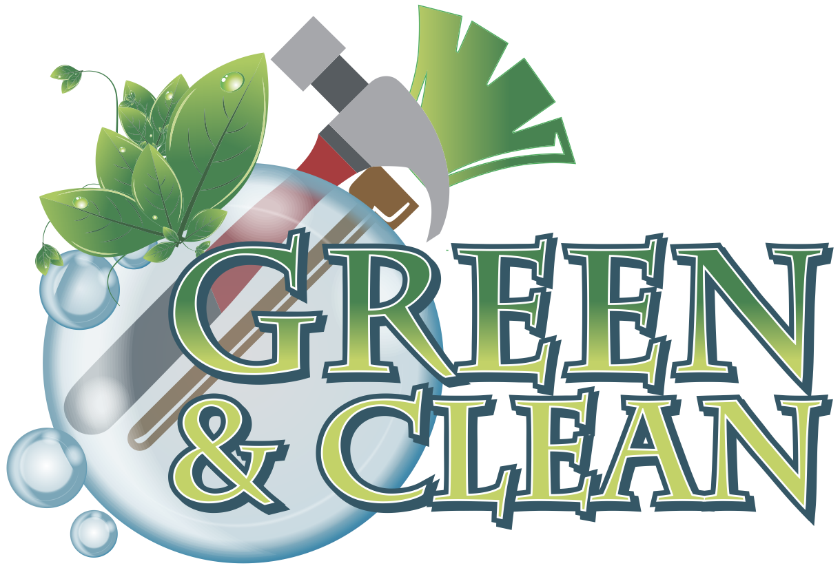 Green and Clean Home Services Logo