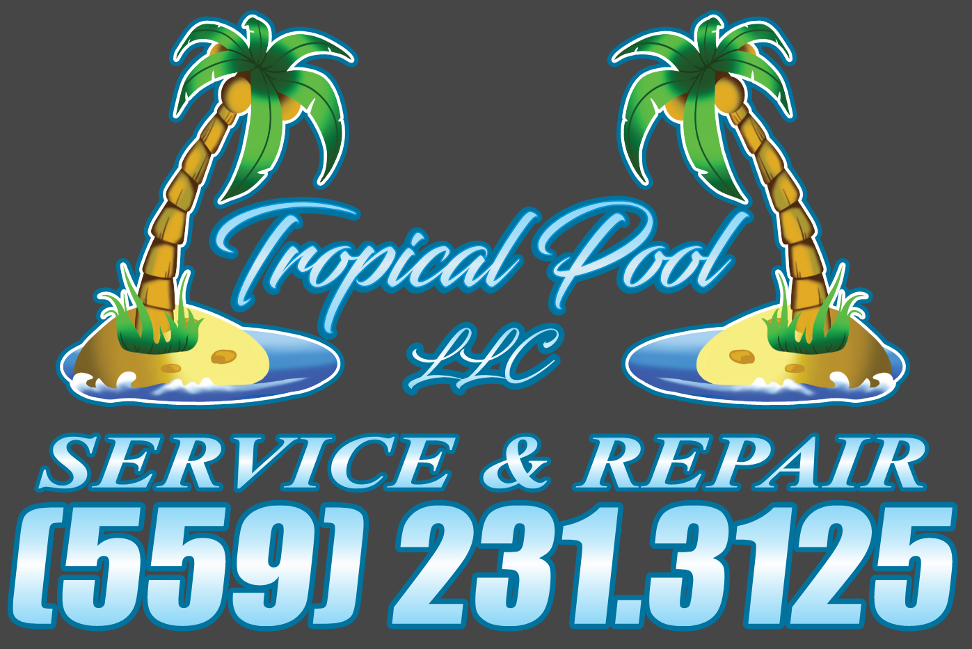 Tropical Pool Service - Unlicensed Contractor Logo