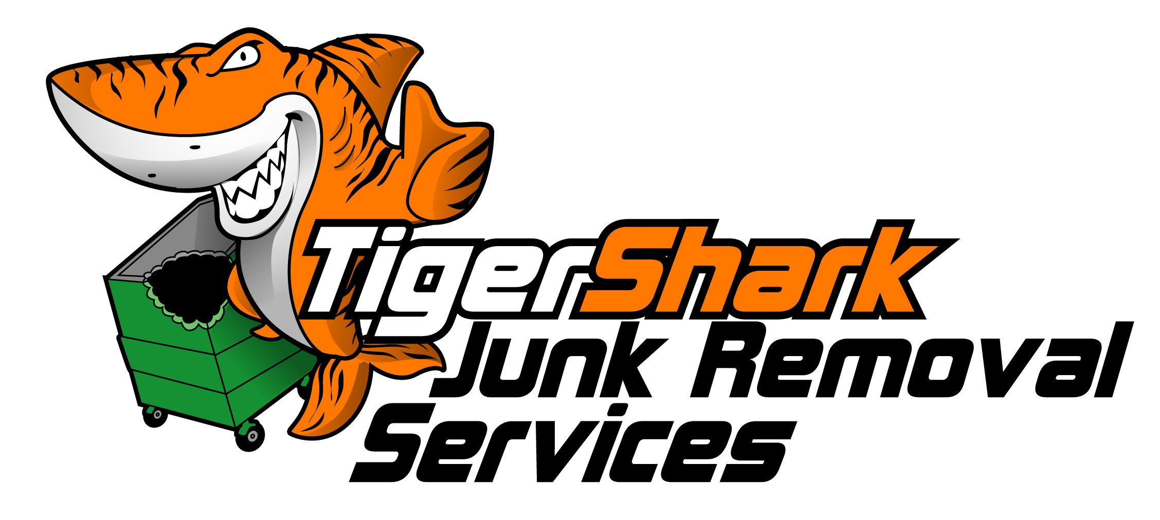 Tiger Shark Junk Removal Services Logo