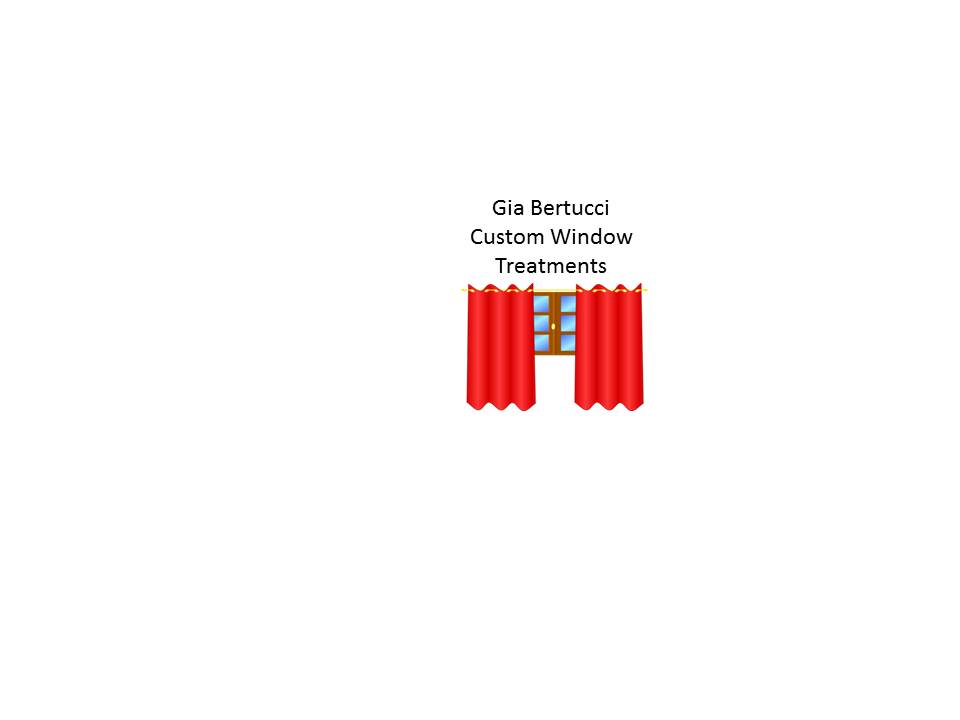 Gia Bertucci Custom Window Treatments Logo