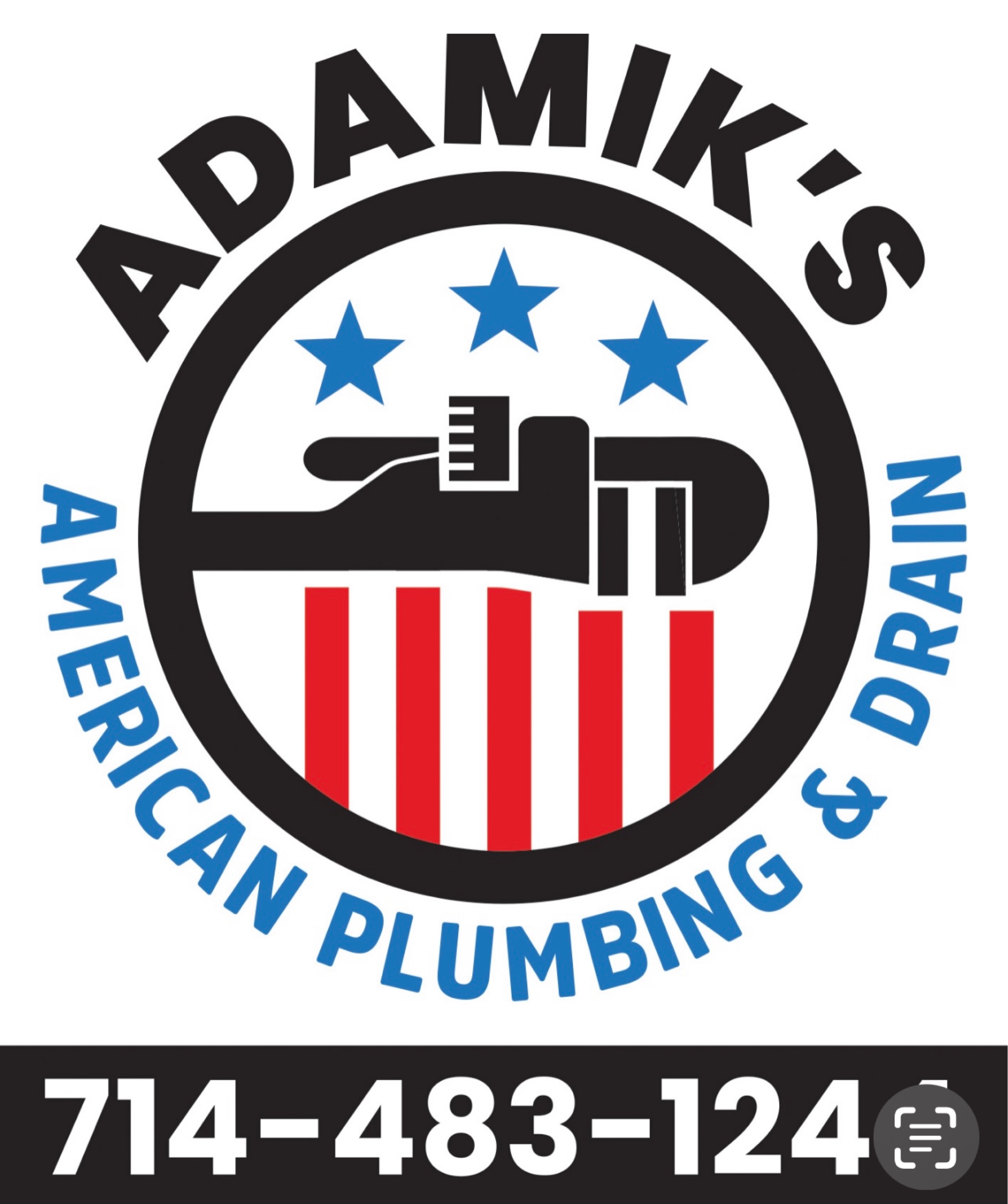 ADAMIK'S AMERICAN PLUMBING DRAIN AND BACKFLOW Logo