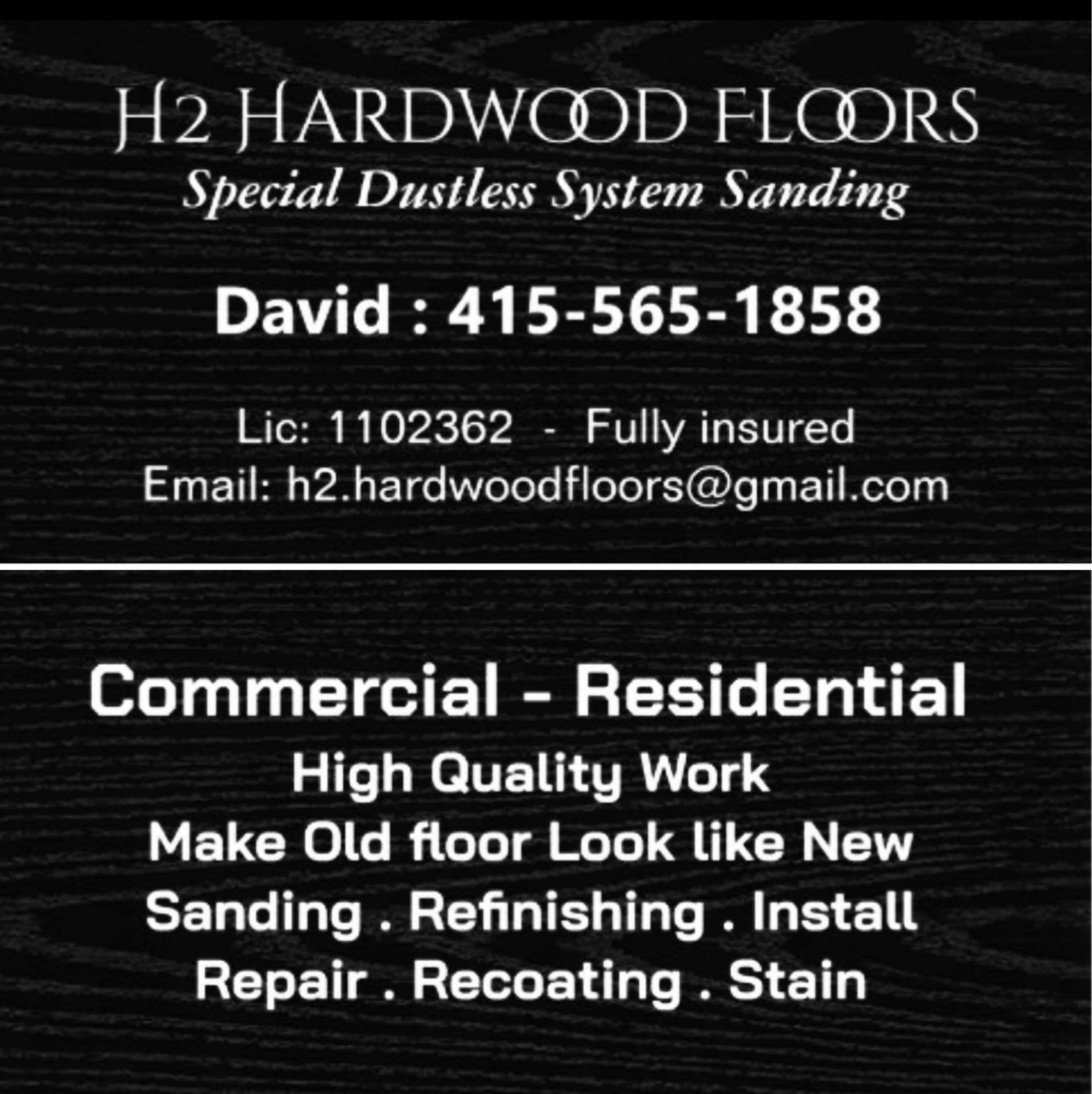 H2 Hardwood Floors INC Logo