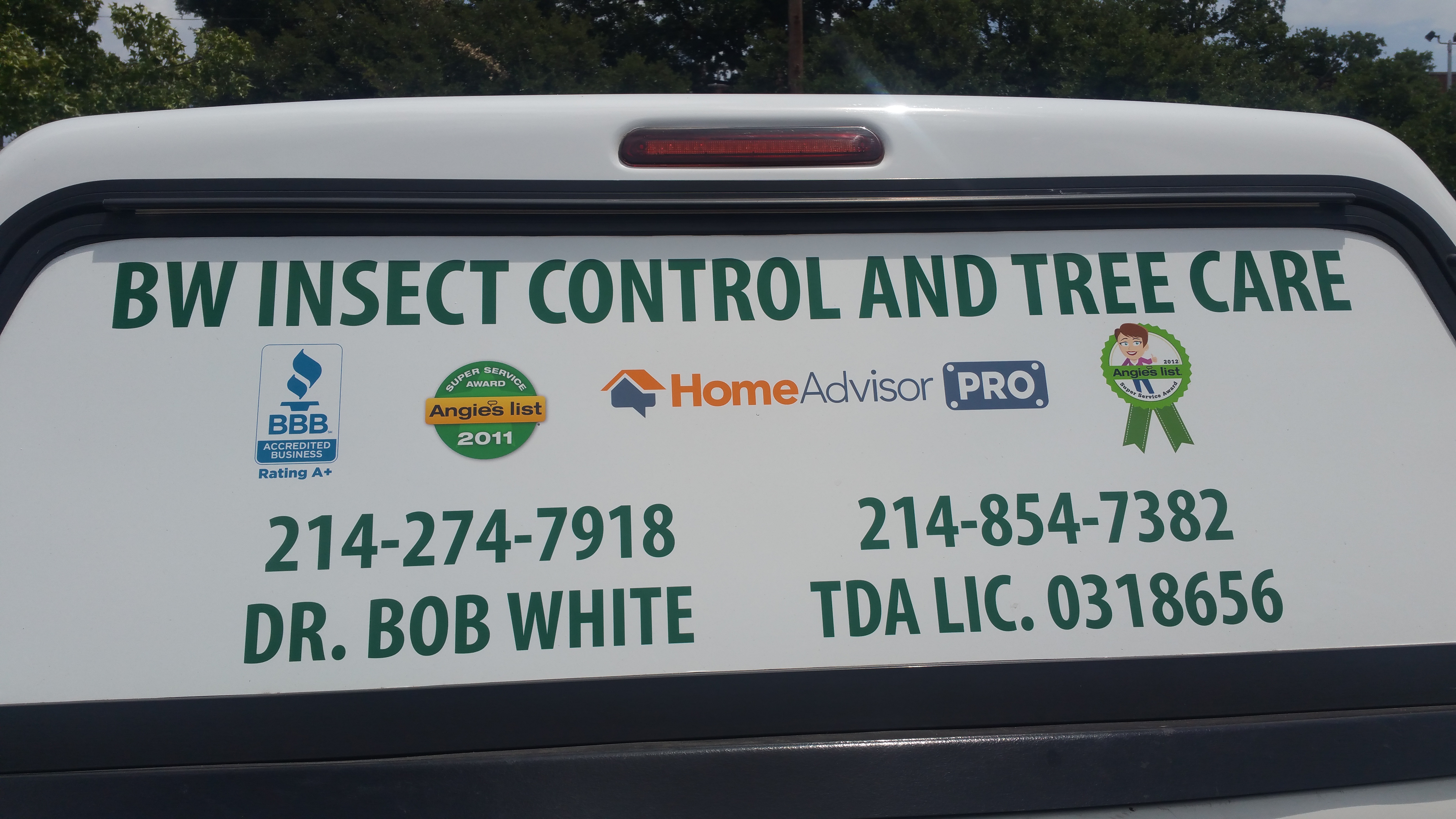 BW Insect Control and Tree Care Logo
