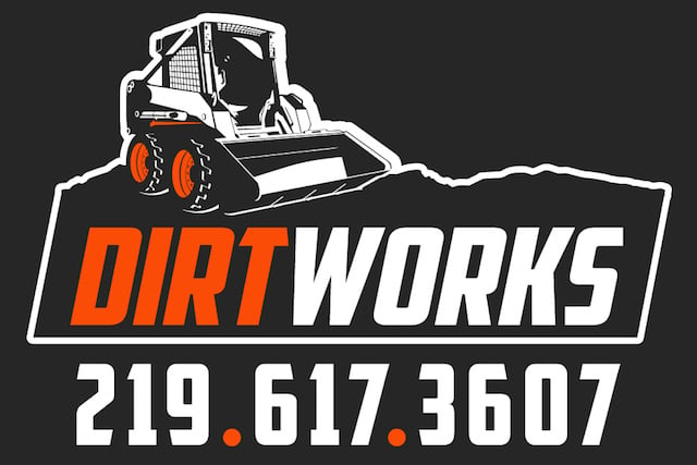 Dirt Works Excavating and Landscaping Logo