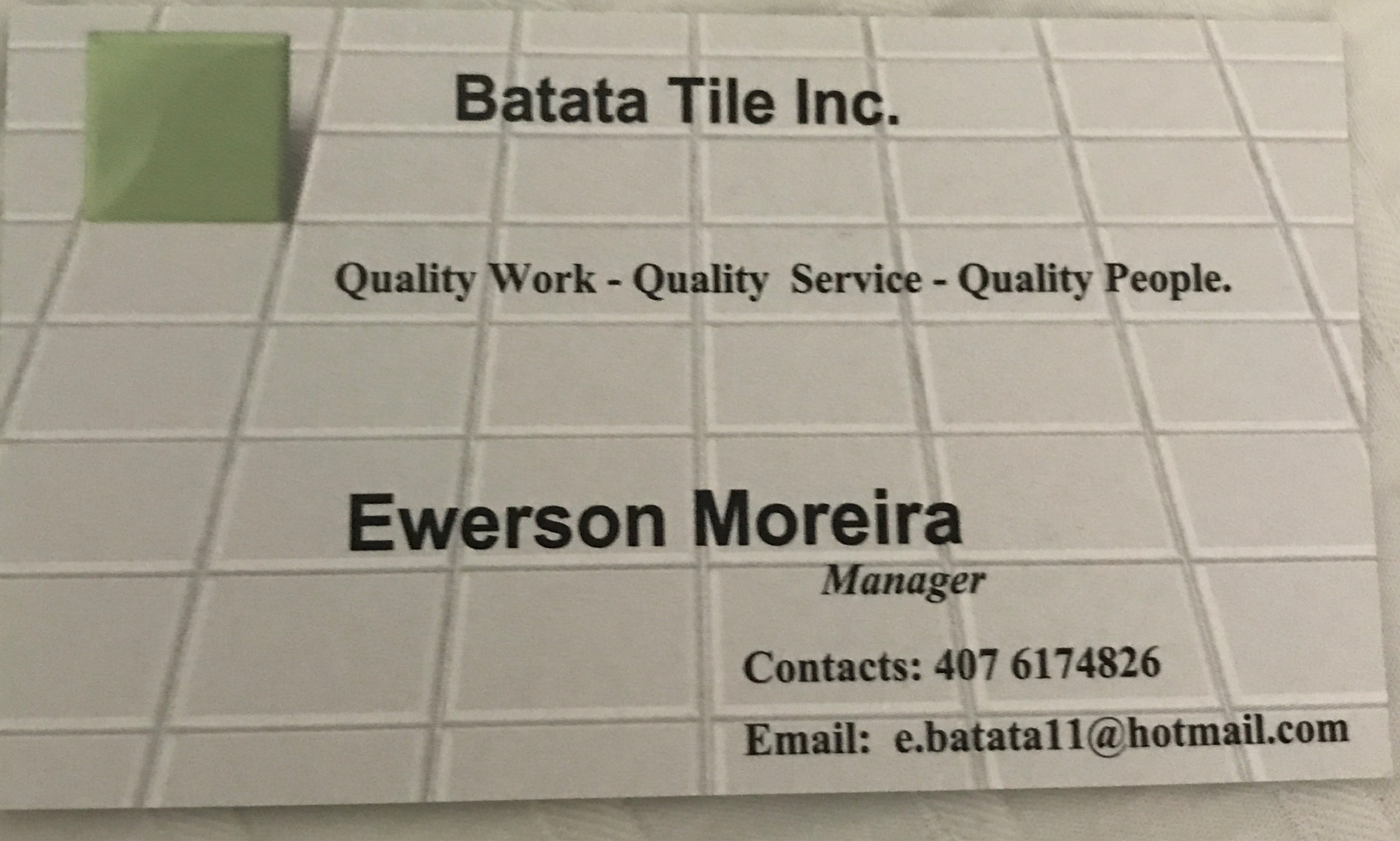Batata Tile, Inc. Logo