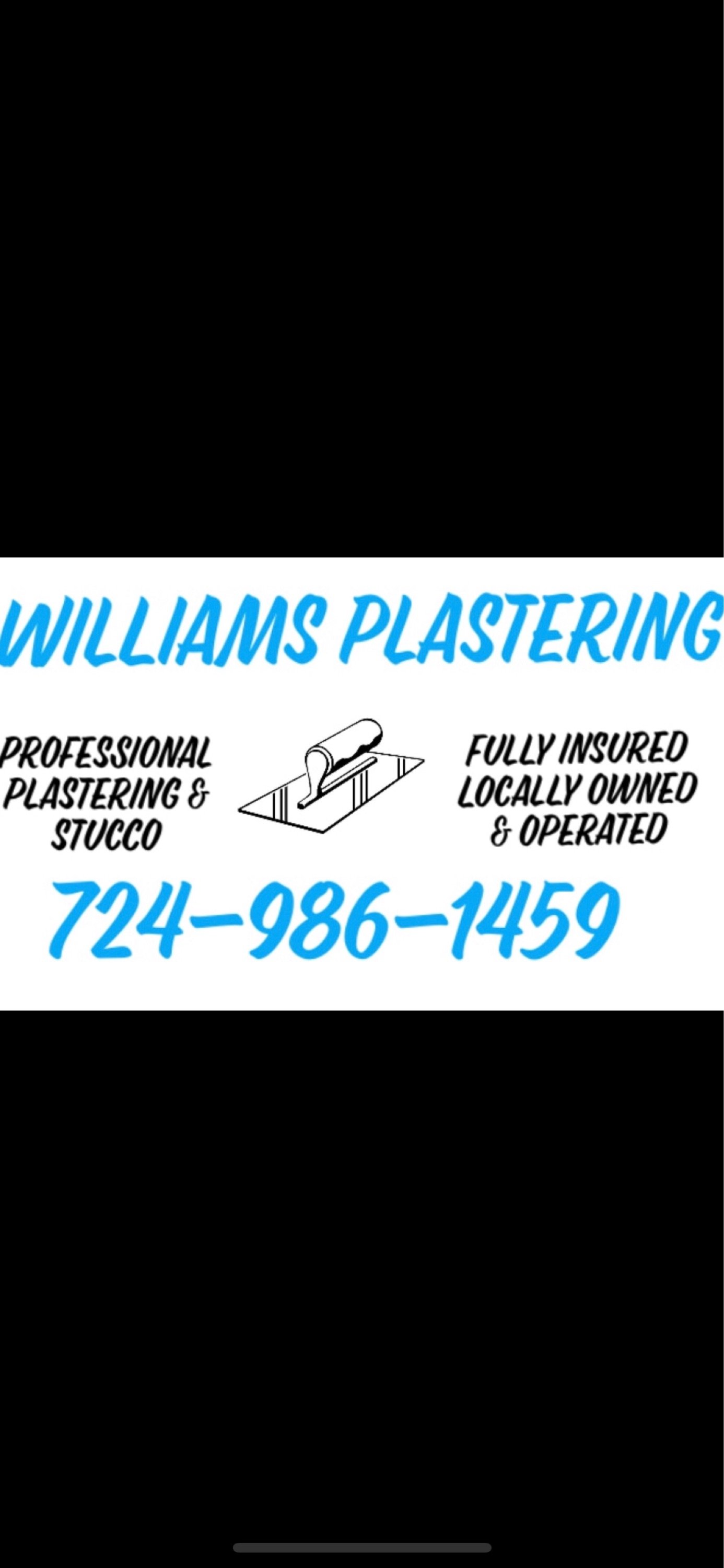 Williams Plastering, LLC Logo