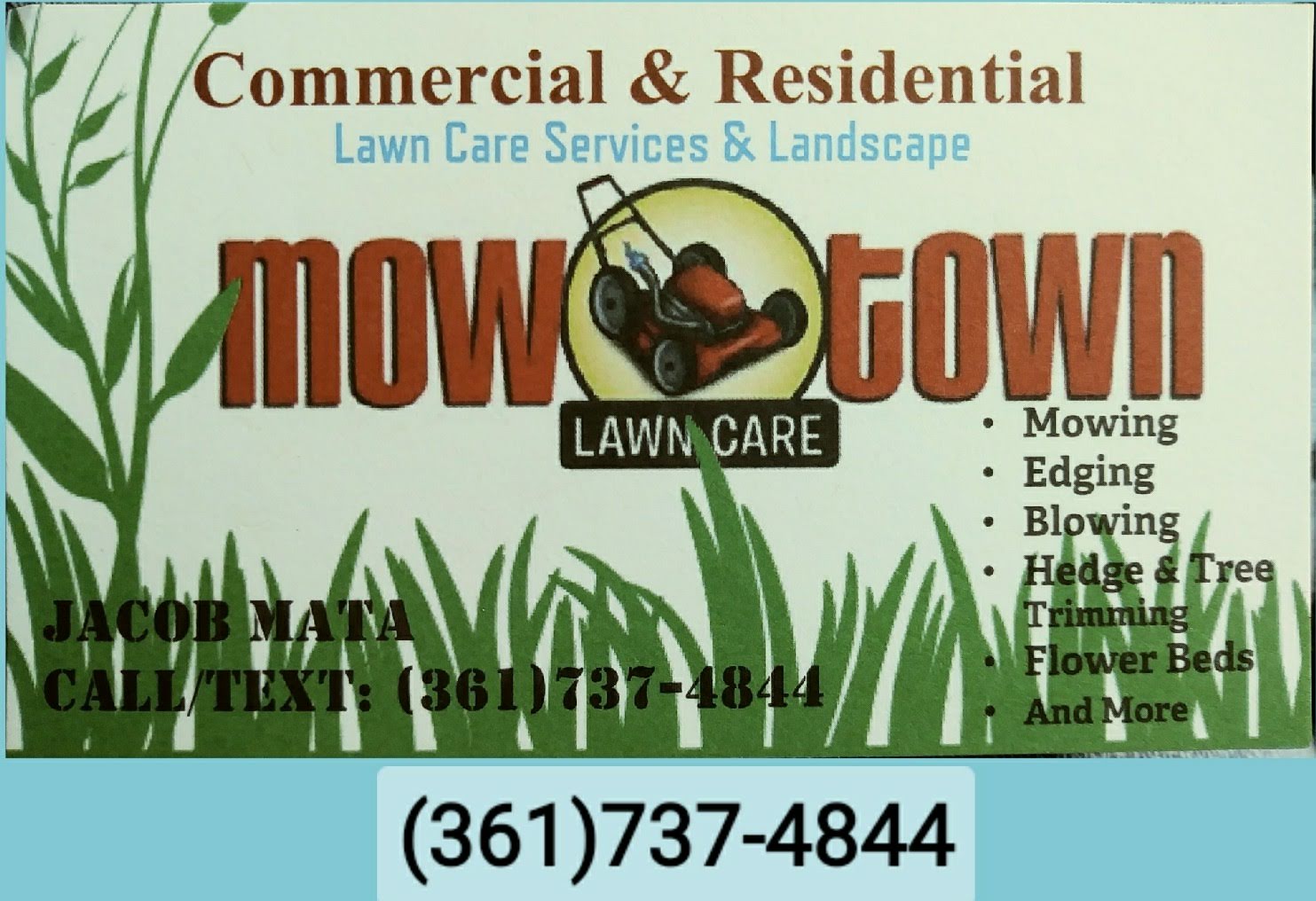 Mow-Town Lawn Care & Landscaping Logo