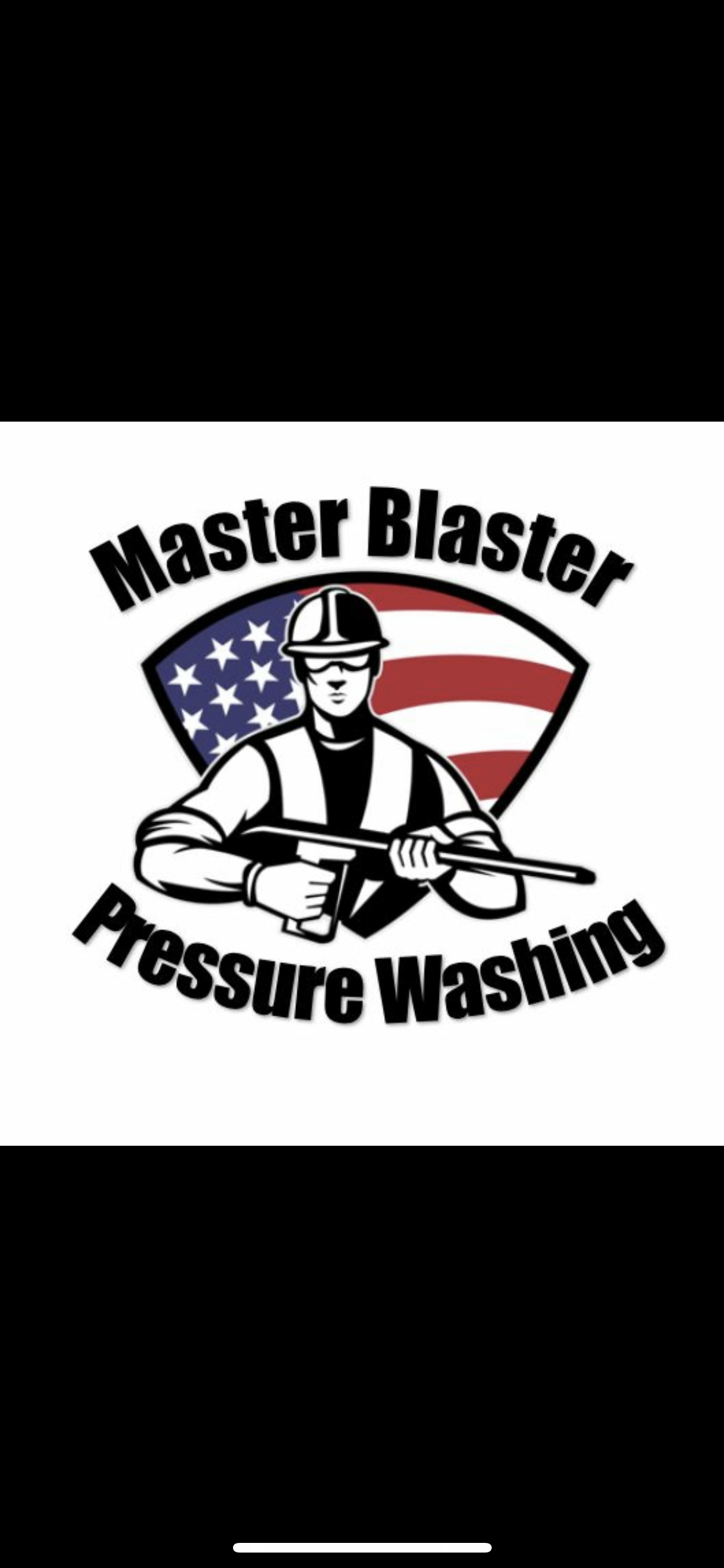 Master Blaster Pressure Washing Logo