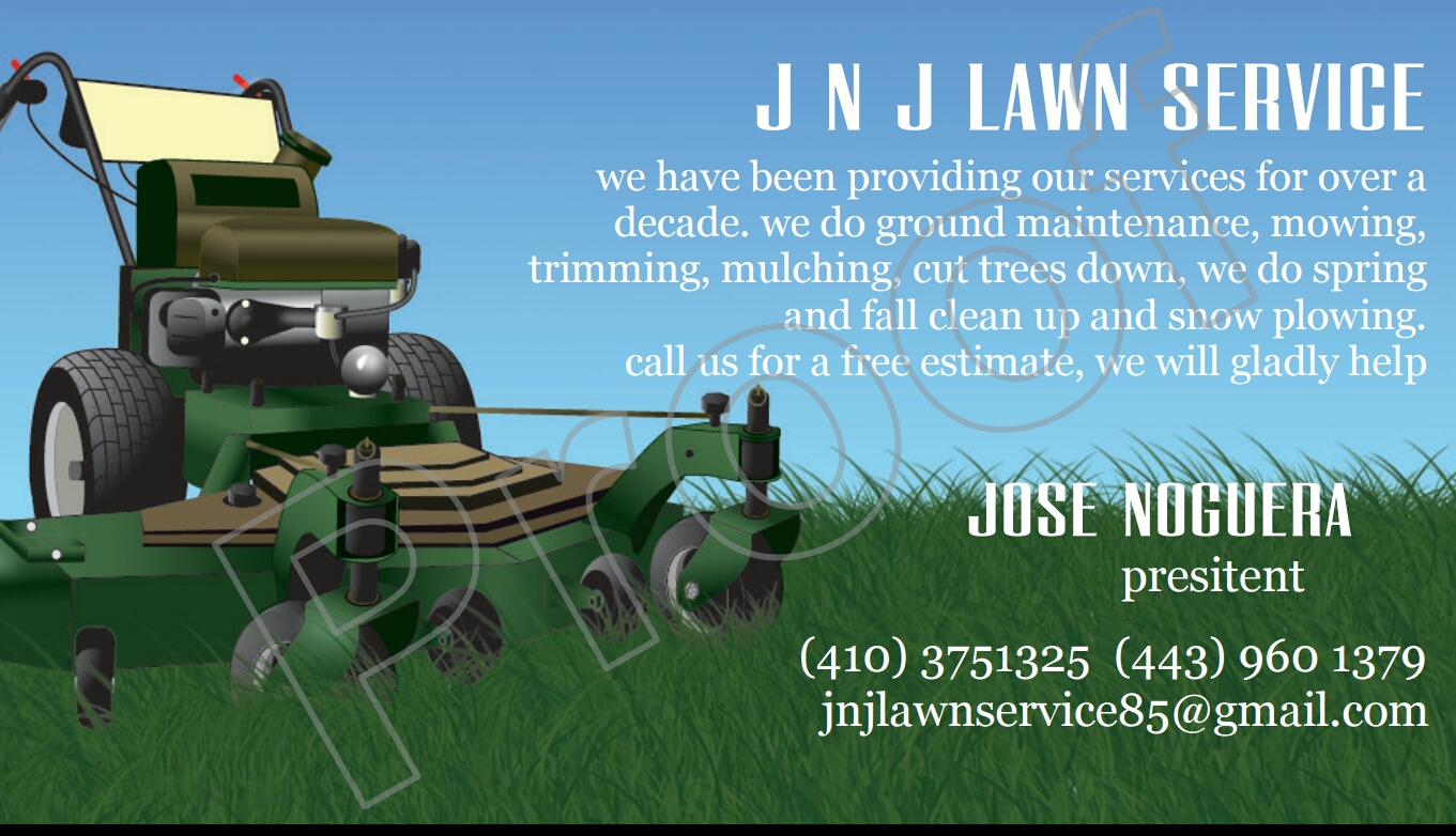 JNJ Lawn Service Logo