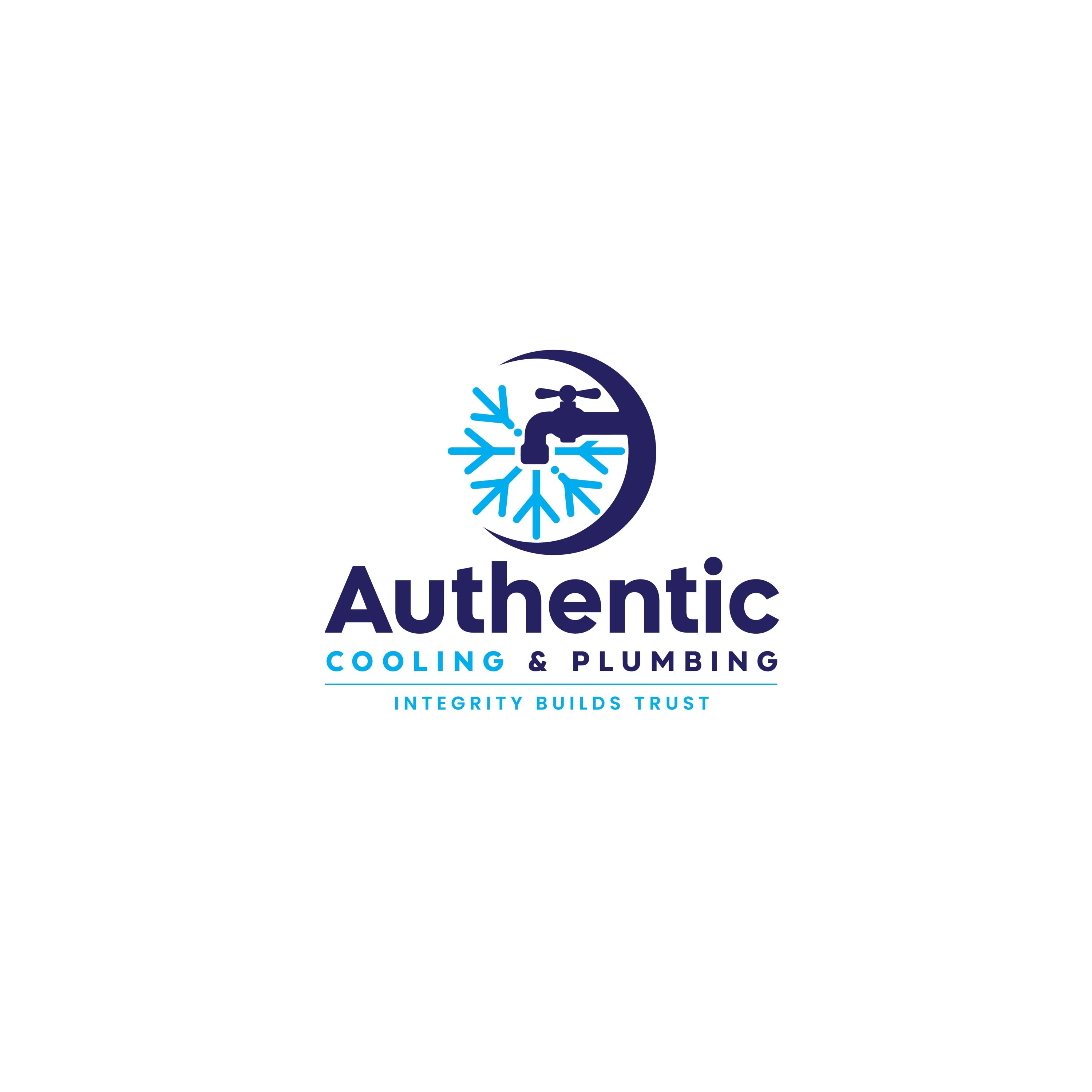 Authentic Cooling & Plumbing, LLC Logo