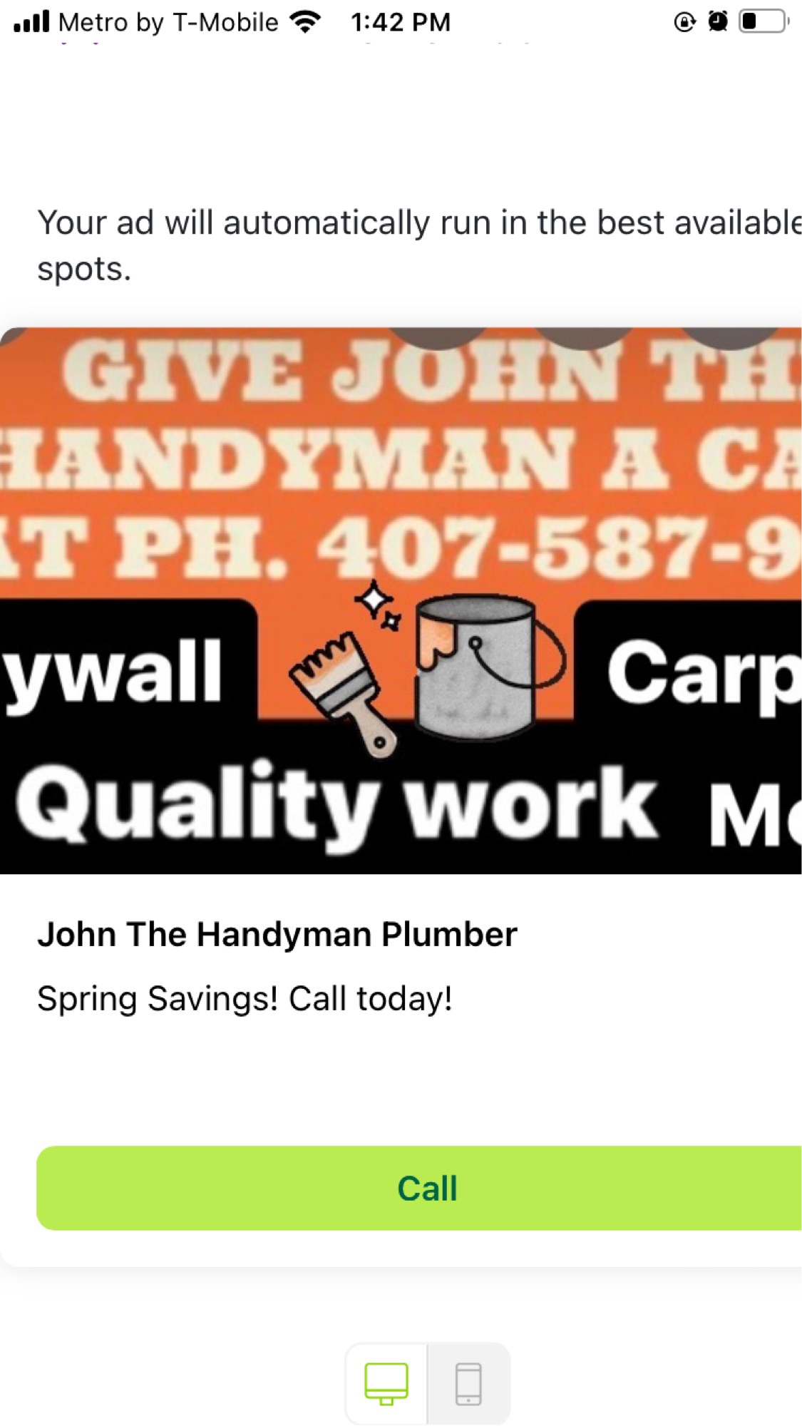 John the Handyman Logo