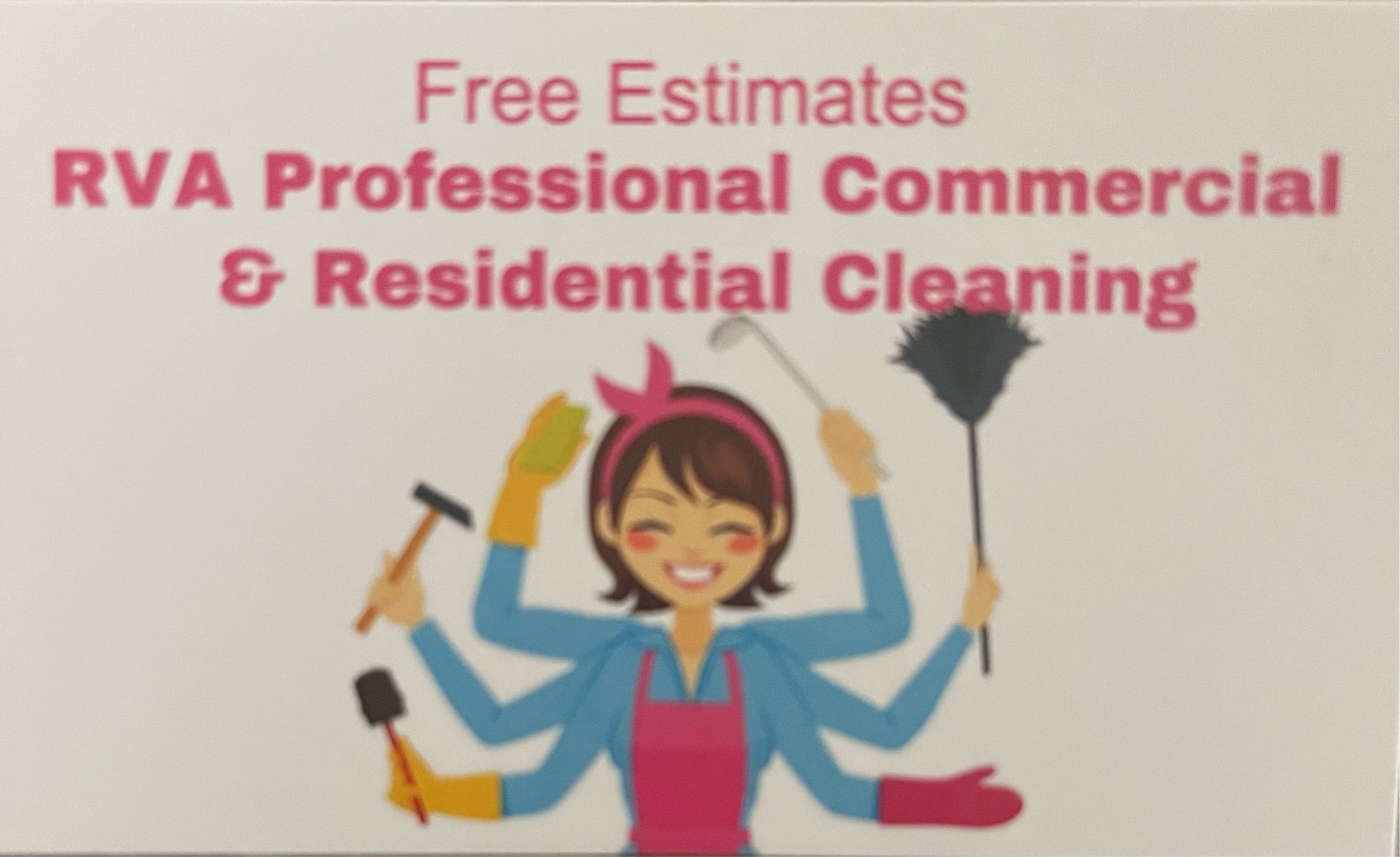 RVA Professional Residential Commercial Cleaning Logo