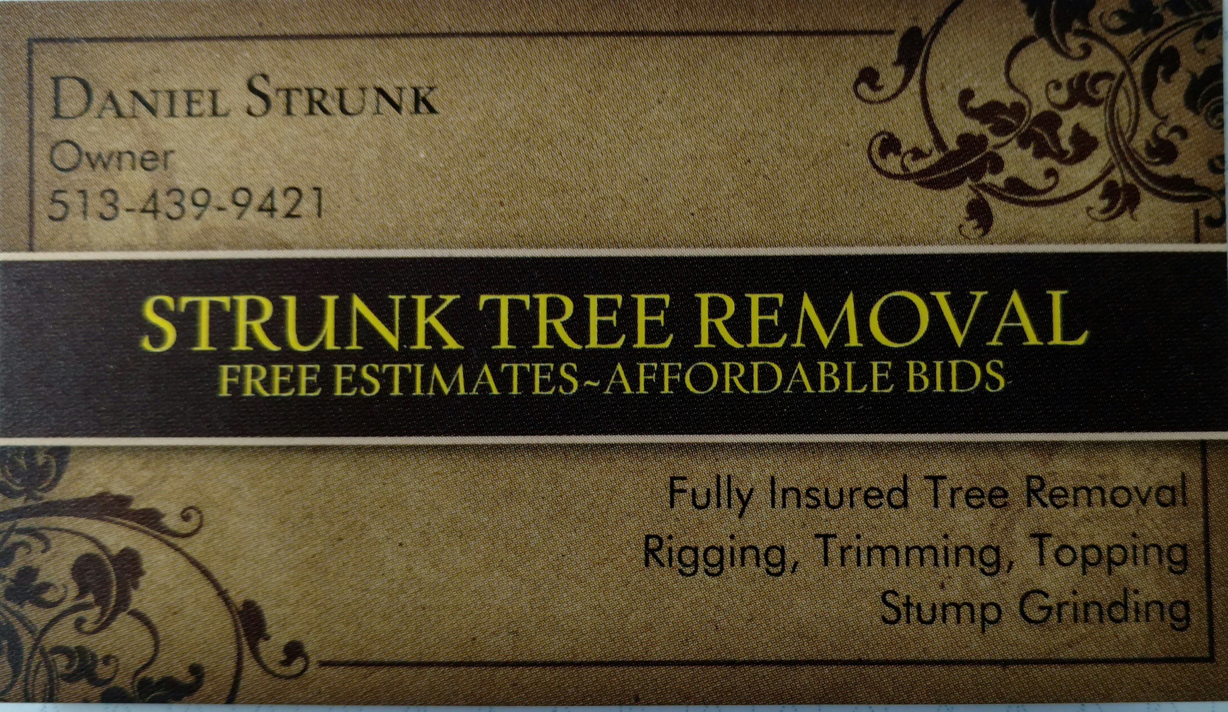 Strunk Tree Removal Logo