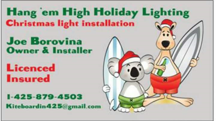 Hang' em High Holiday Lighting Logo