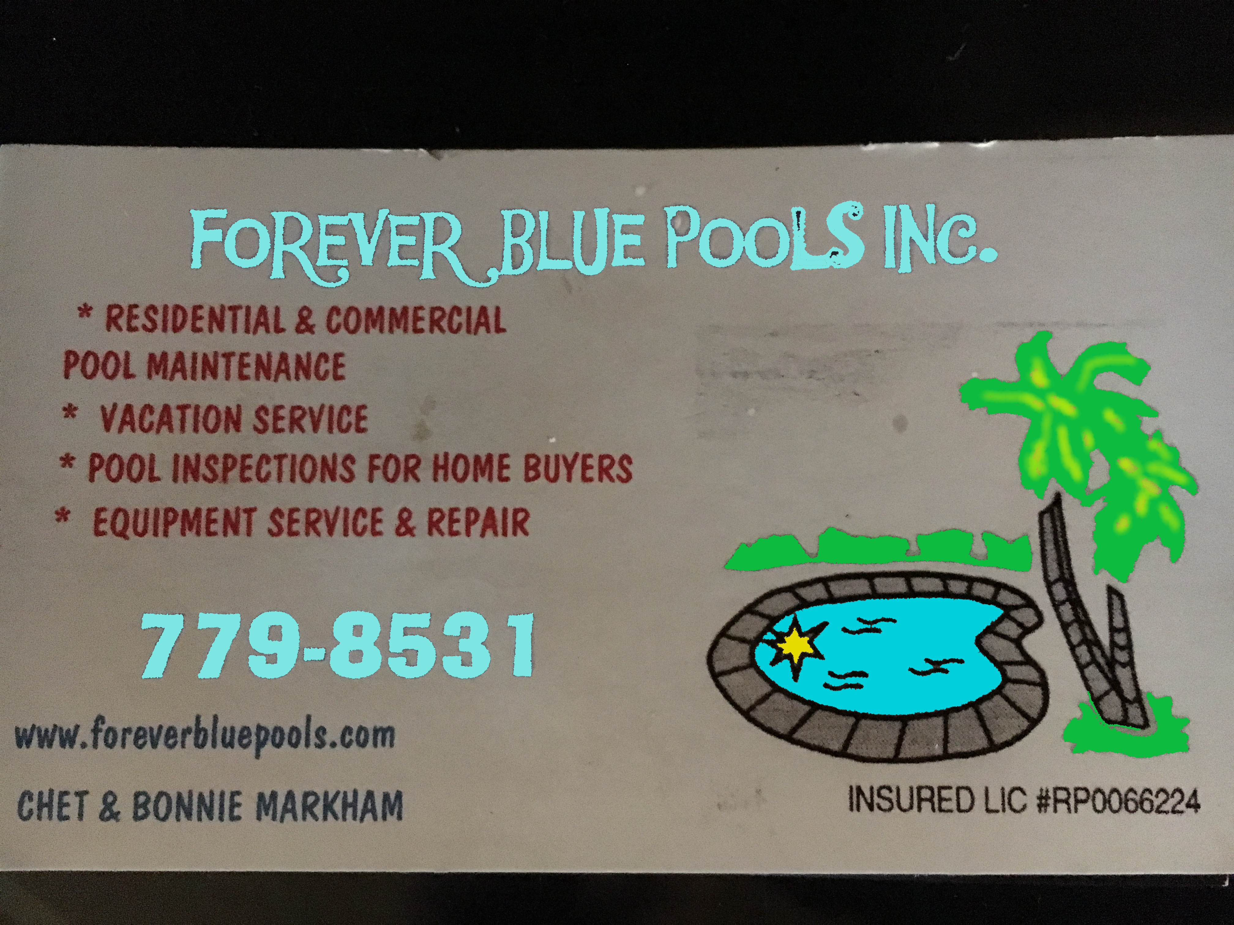 Forever Blue Pools Logo