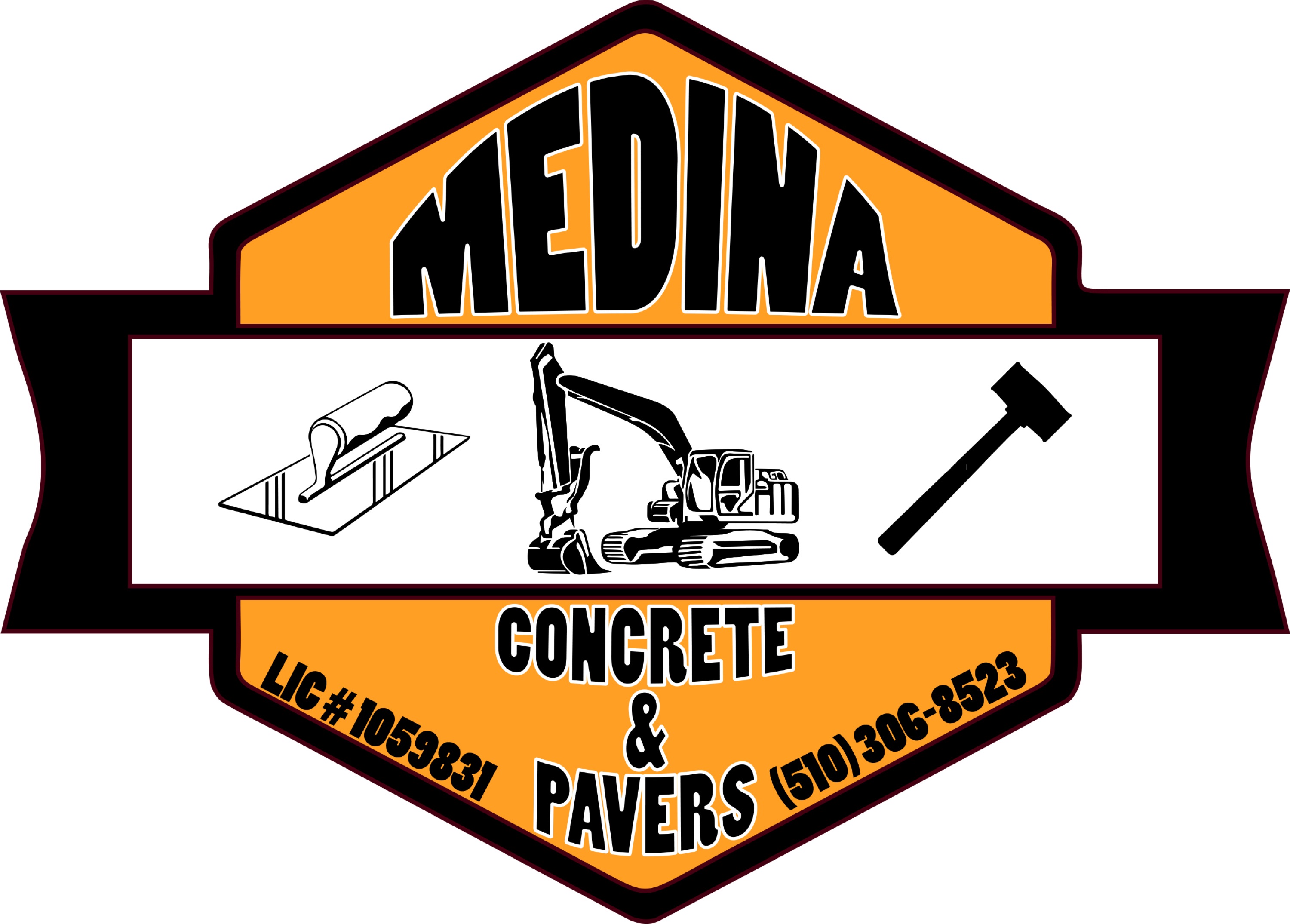 Concrete & Pavers Logo
