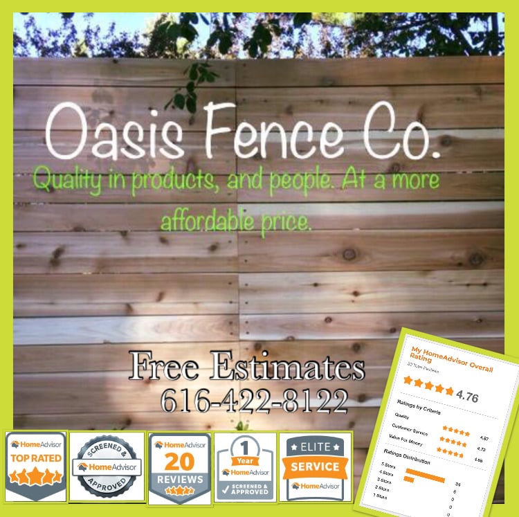Oasis Fence Company Logo