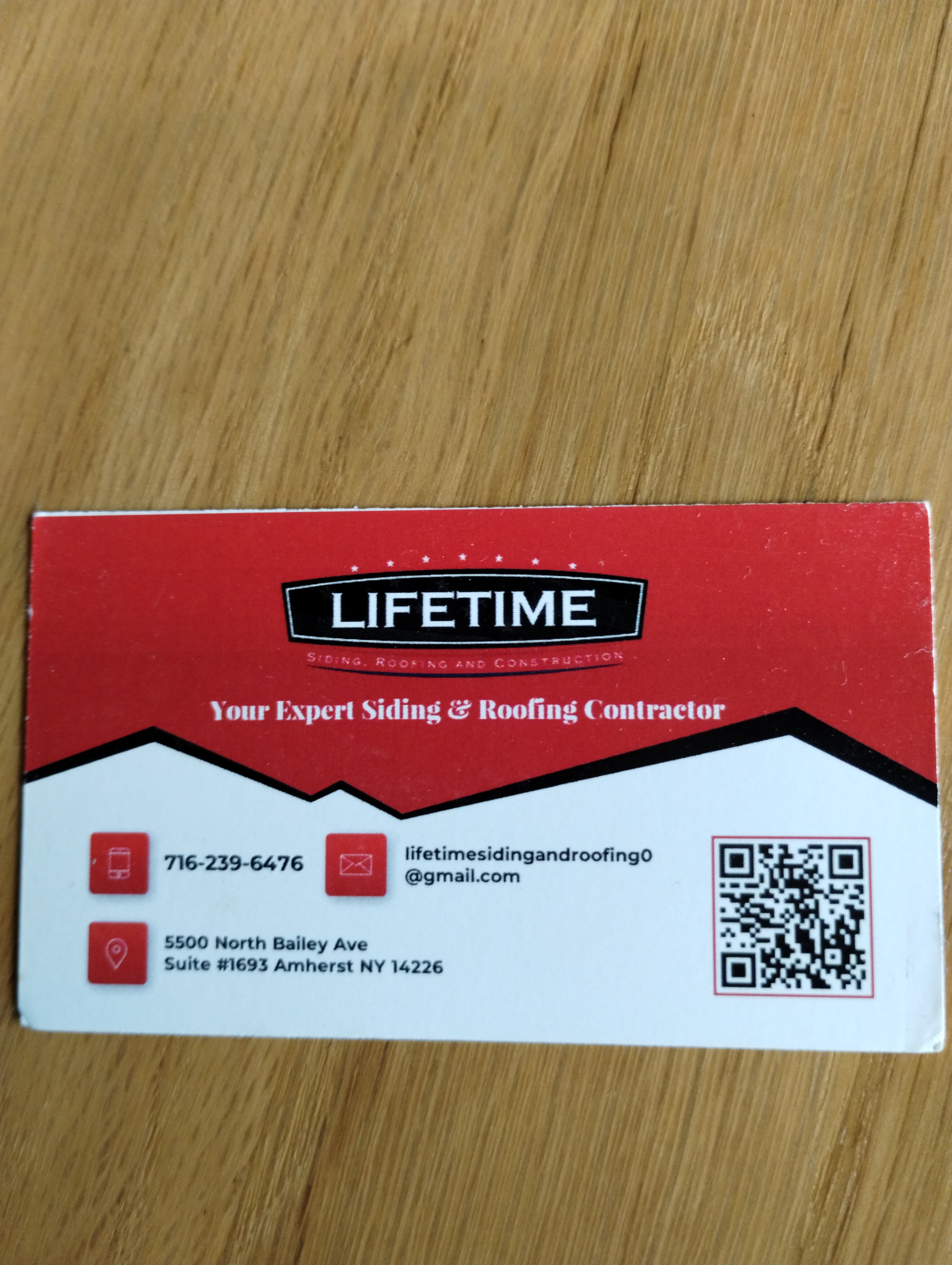 Lifetime Siding & Roofing Logo