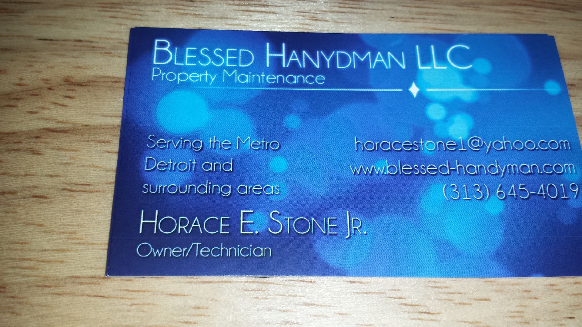 Blessed Handyman Logo