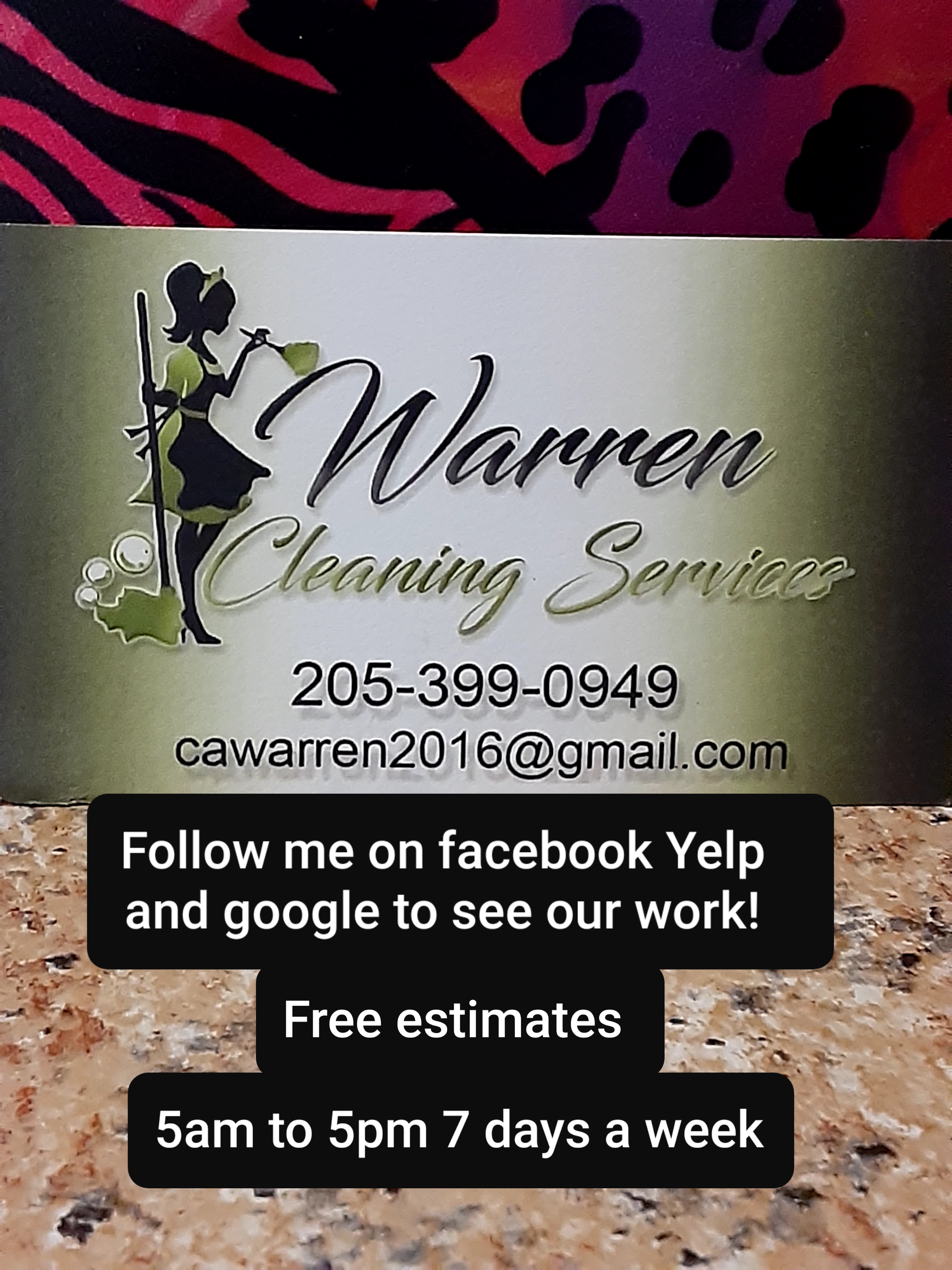 Warren Cleaning Service Logo