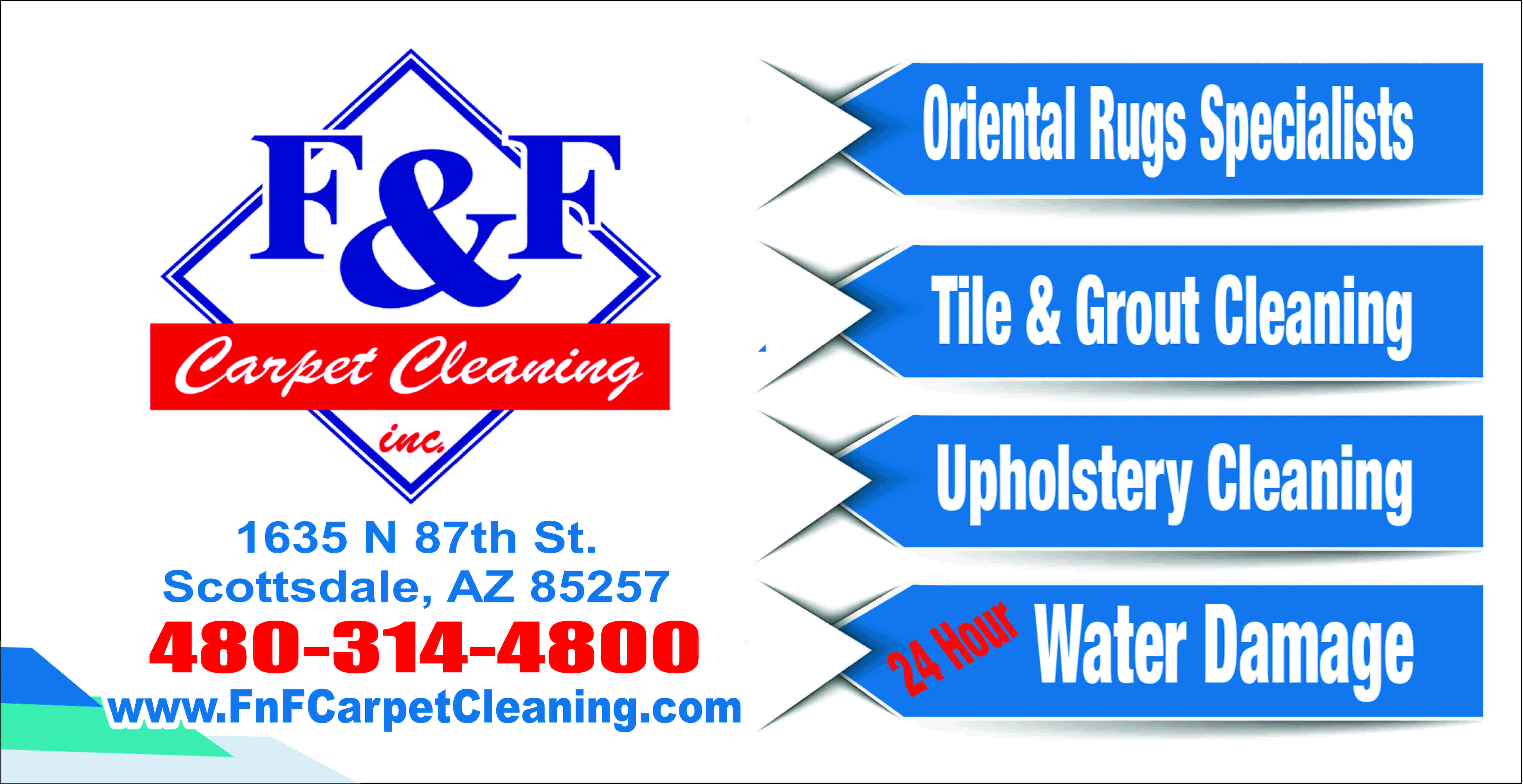 F&F Carpet Cleaning, Inc. Logo