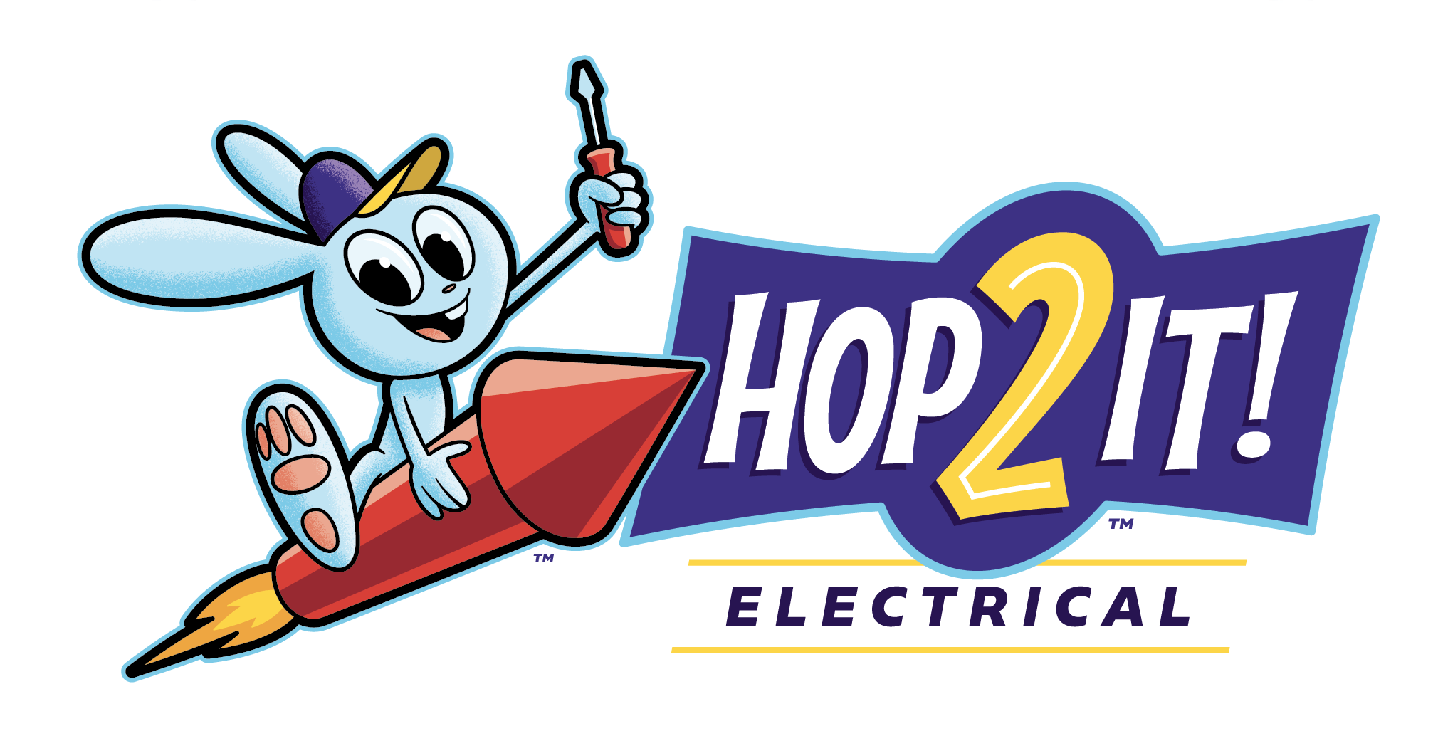 Hop 2 It Electrical Logo