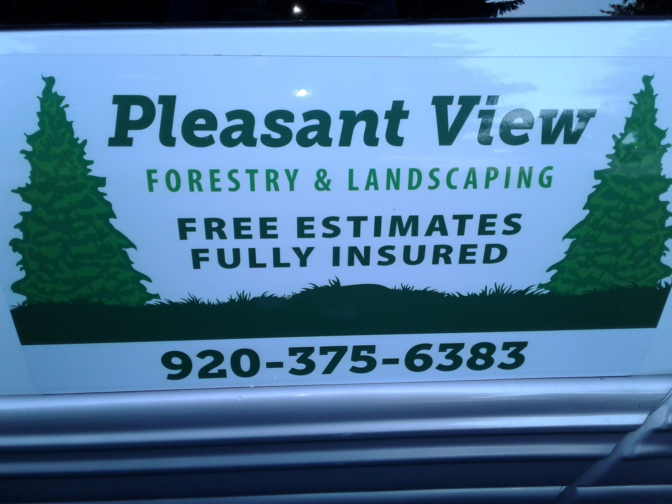 Pleasant View Forestry and Landscape Logo