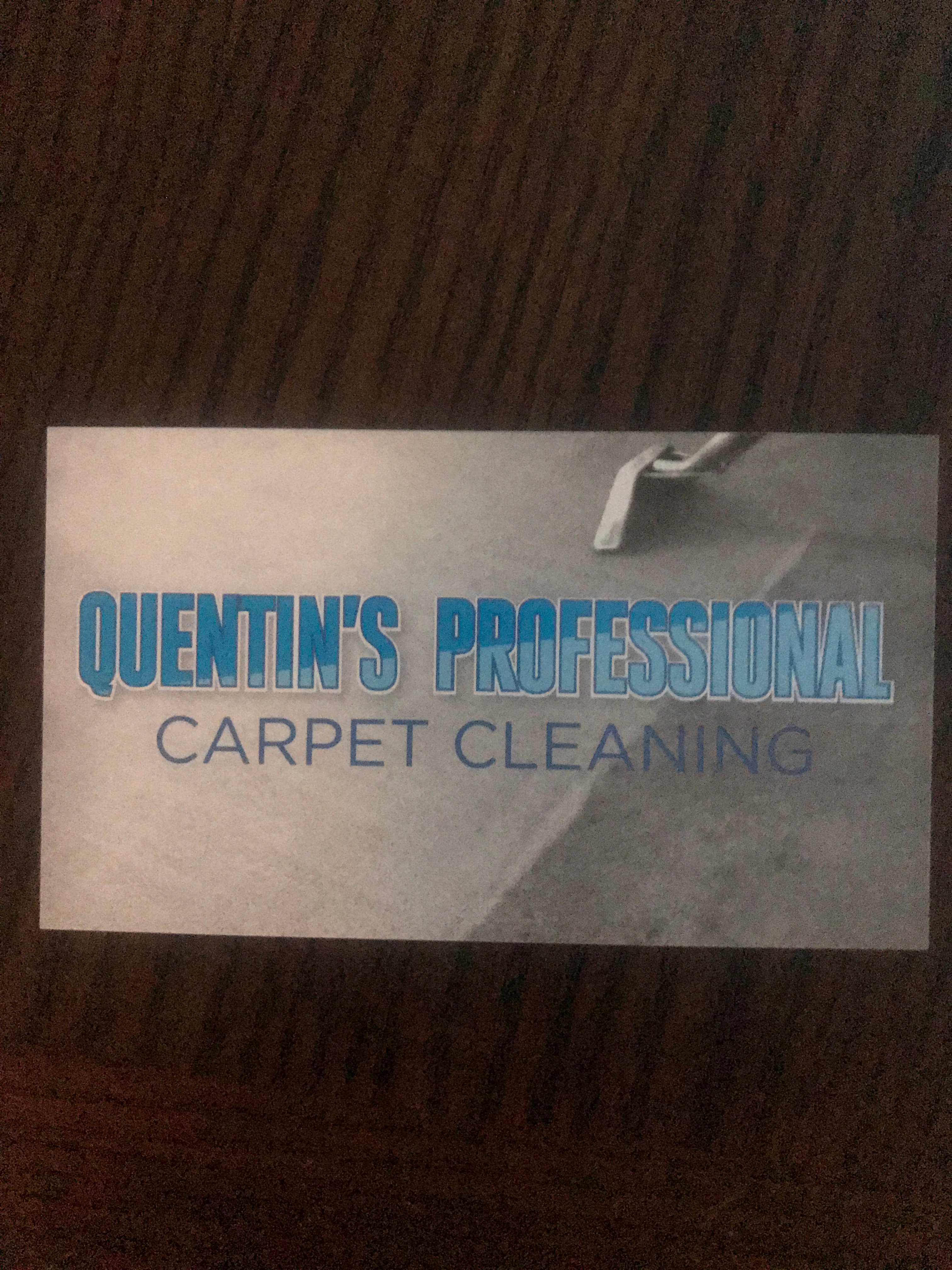 Quentin's Professional Carpet Cleaning Logo