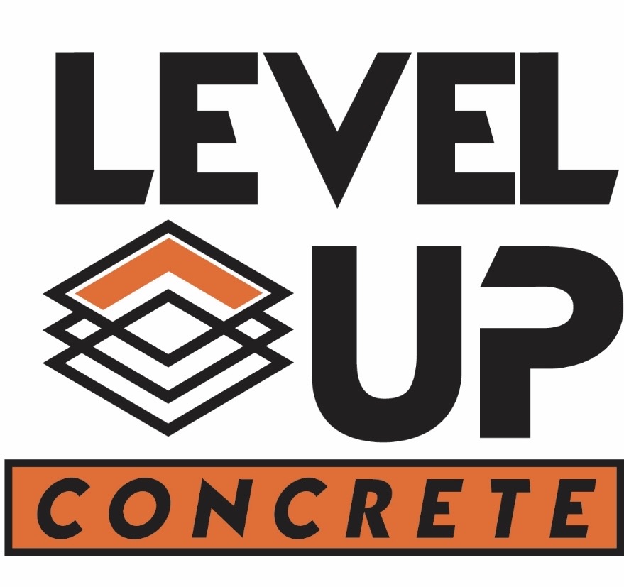 Level Up Concrete Construction Logo