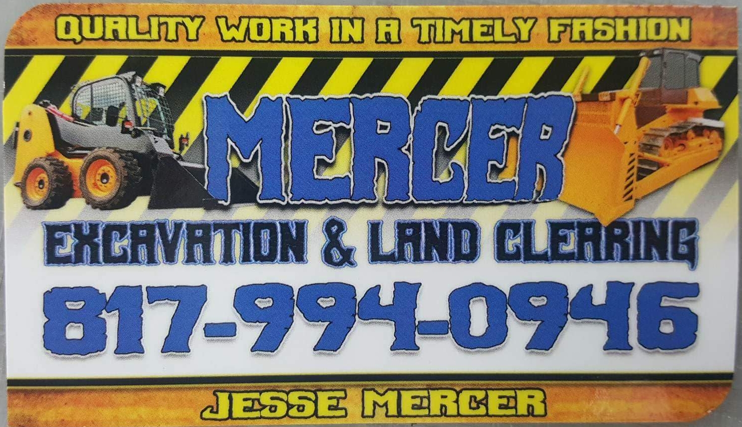 Mercer Excavation & Land Clearing Logo