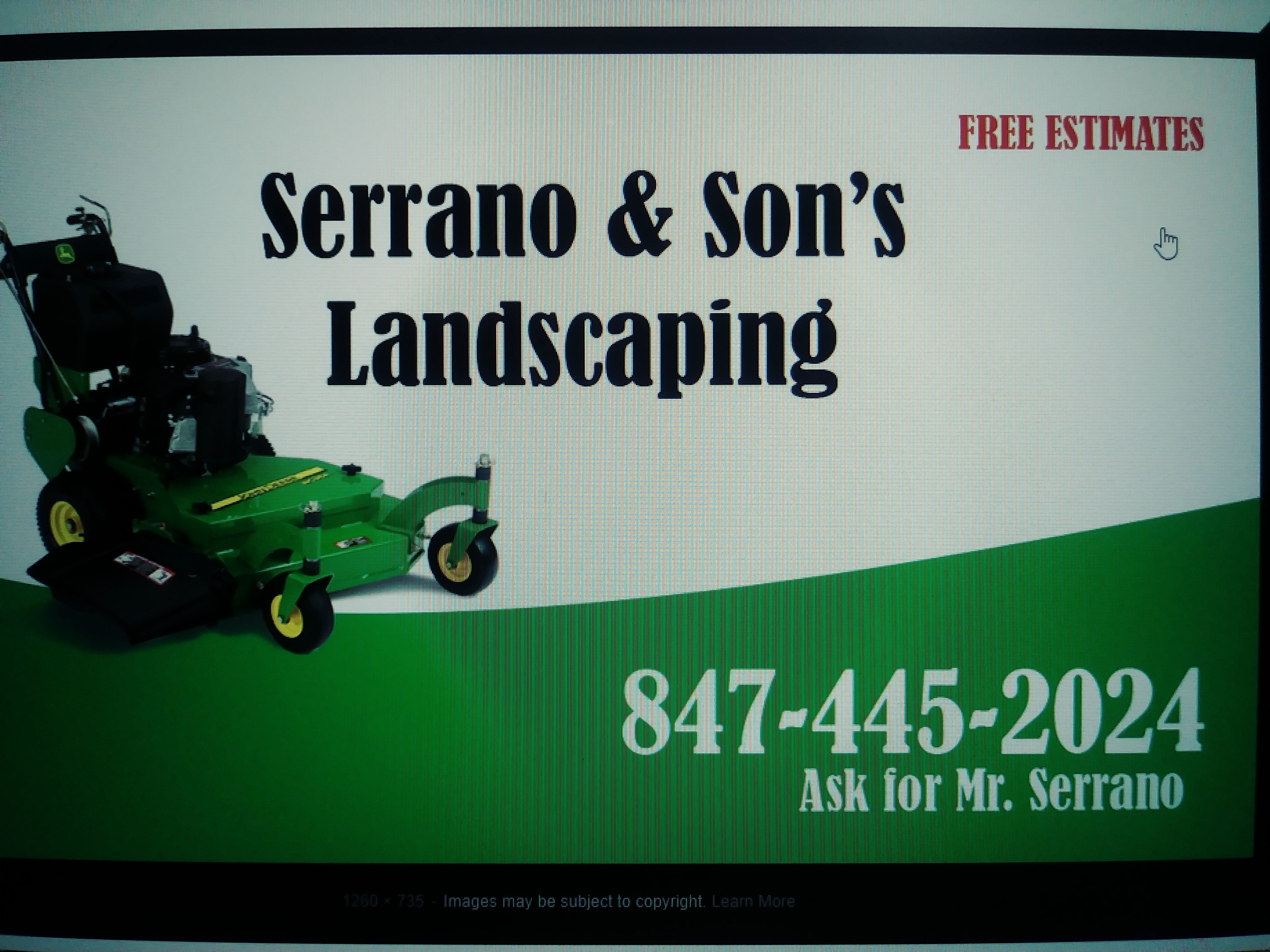 Serrano and Son's Landscaping Logo