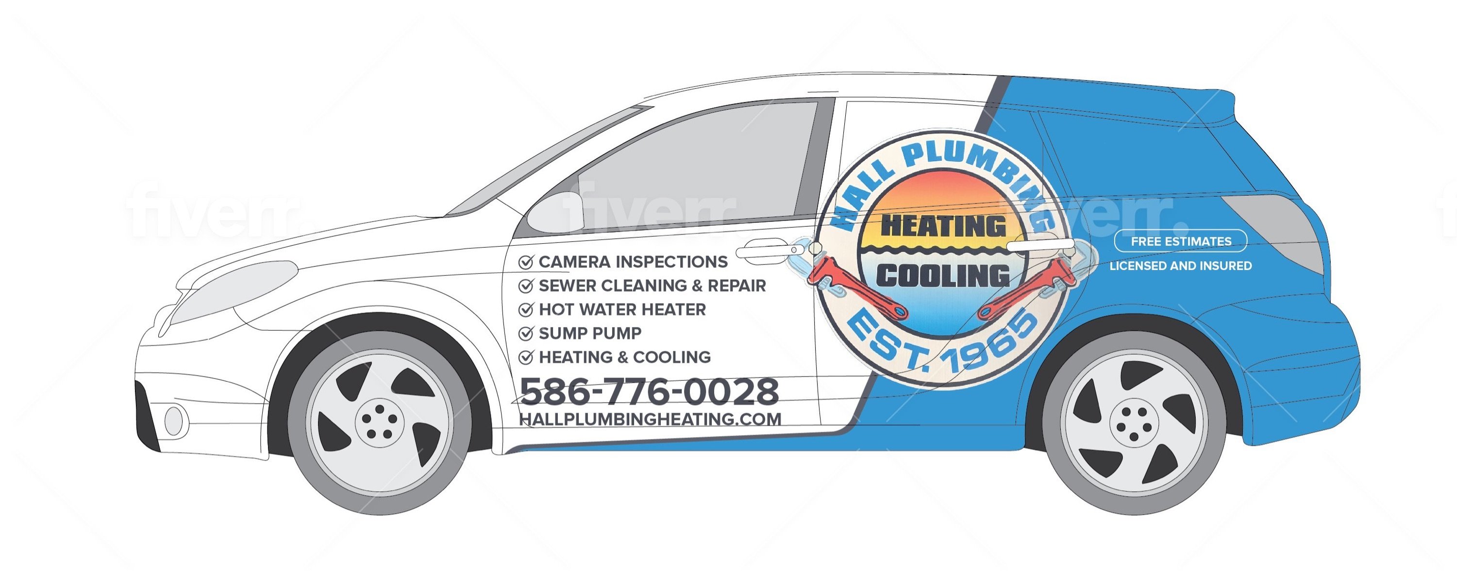 Halls Plumbing & Heating Logo